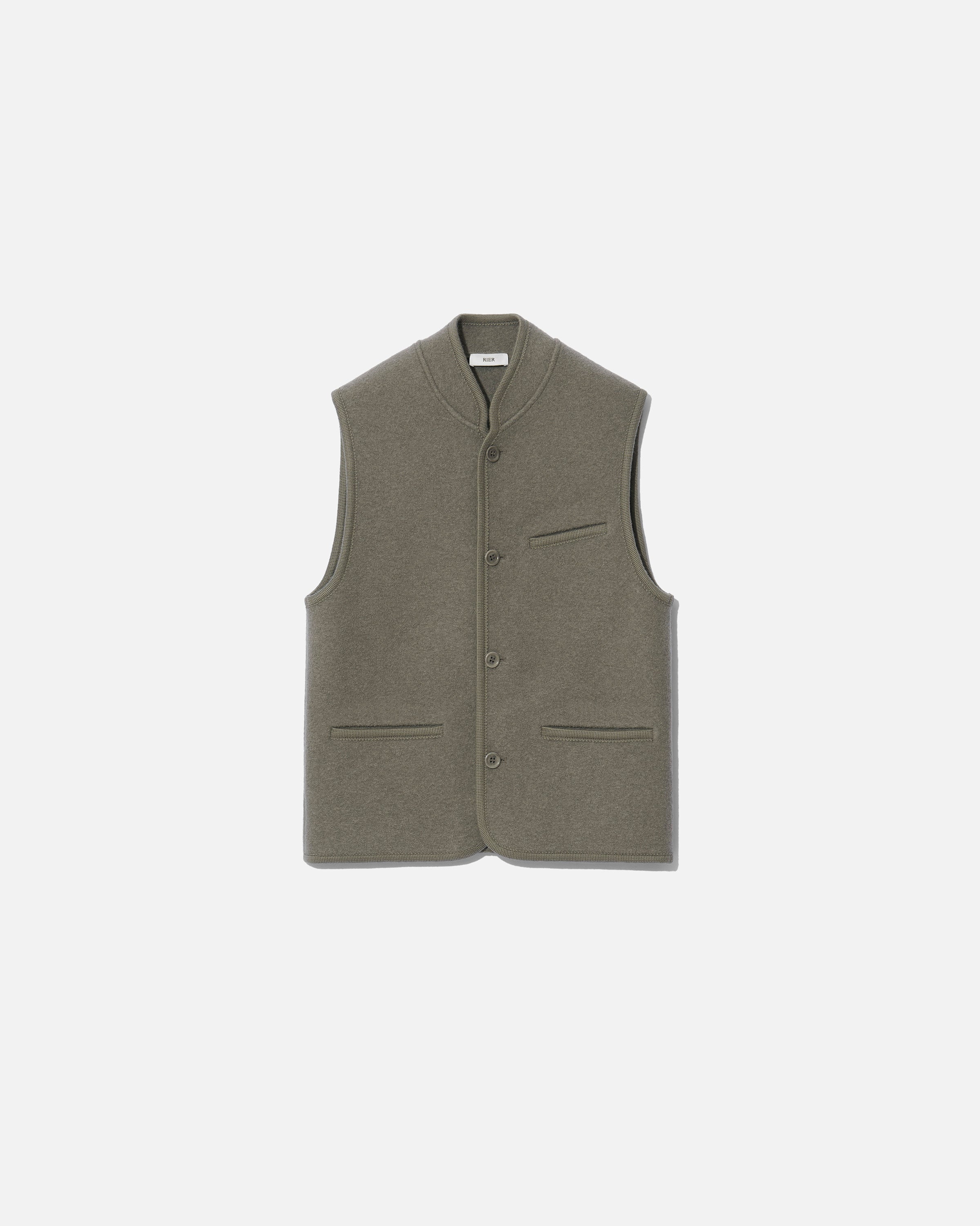 Walker gilet boxy camoscio