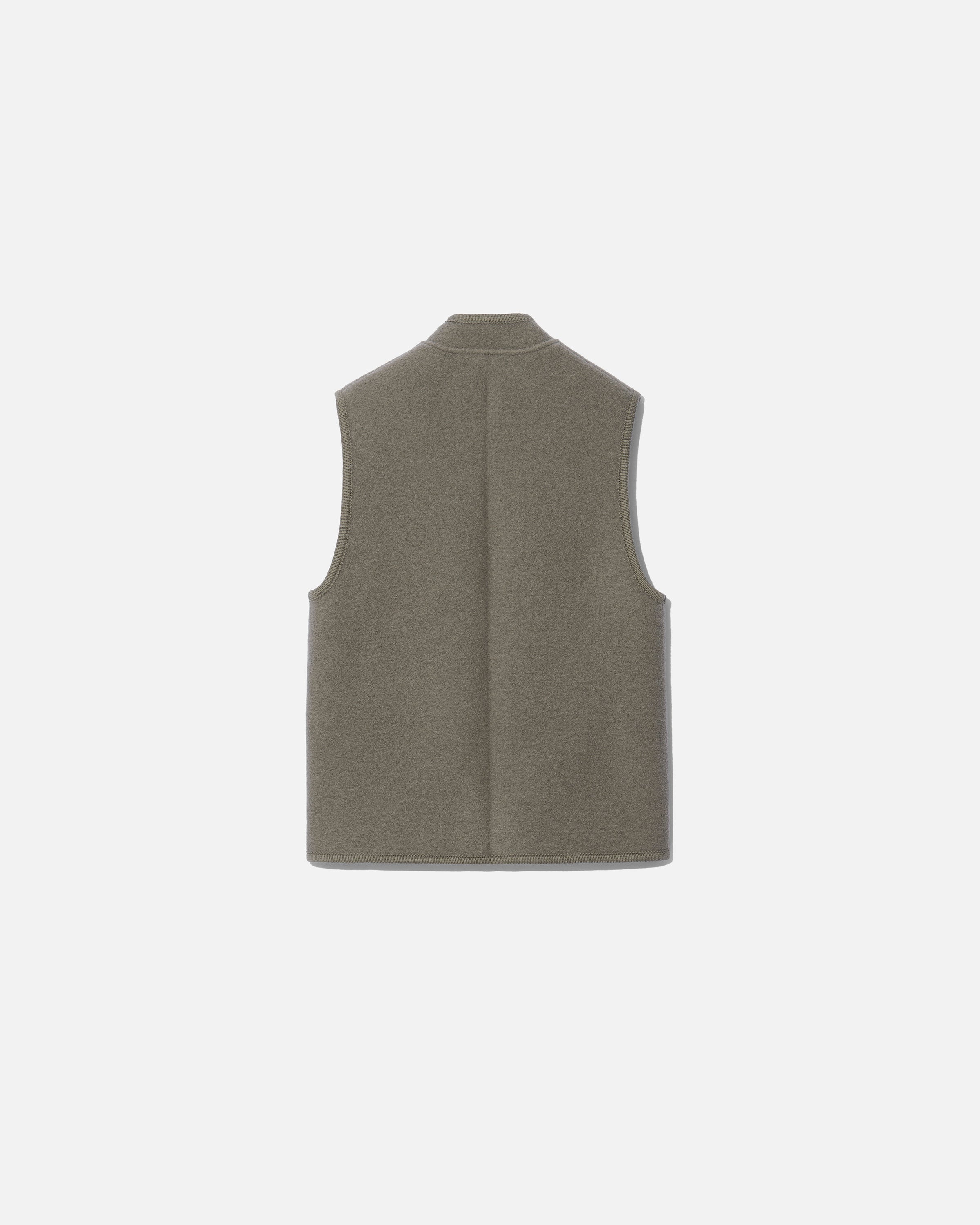 Walker gilet boxy camoscio