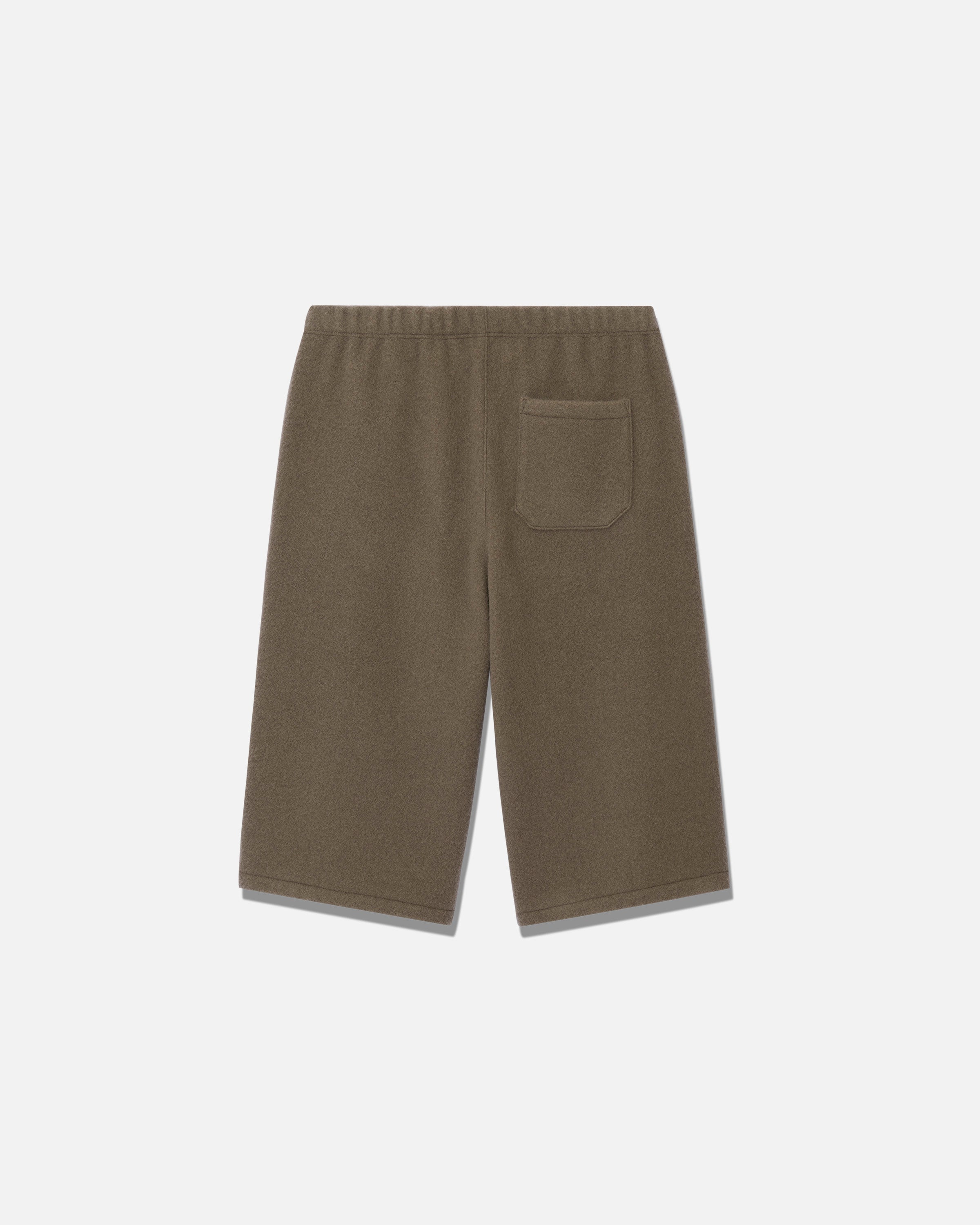 Fleece bermuda argile