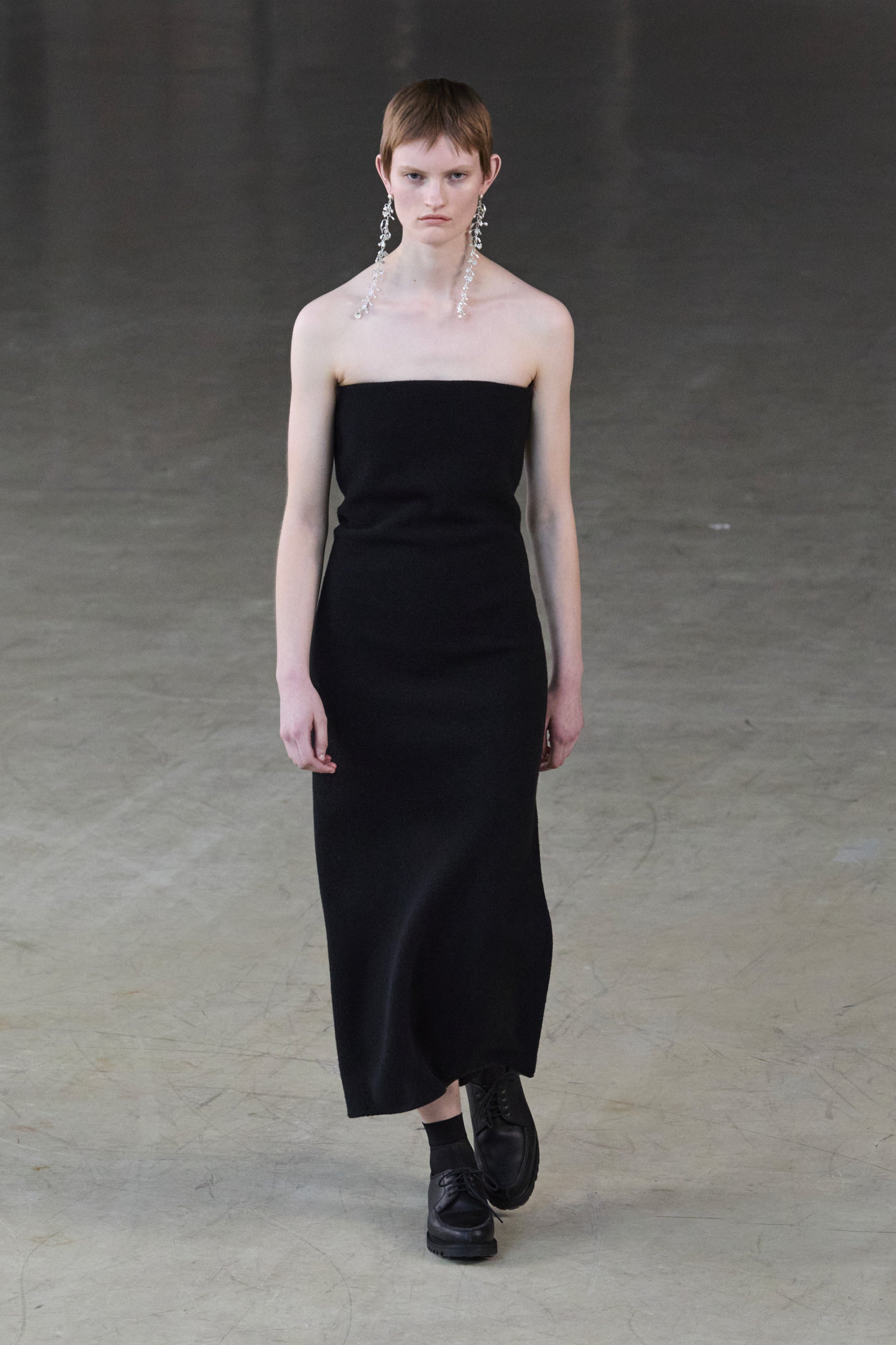 Sterling-silver earrings long