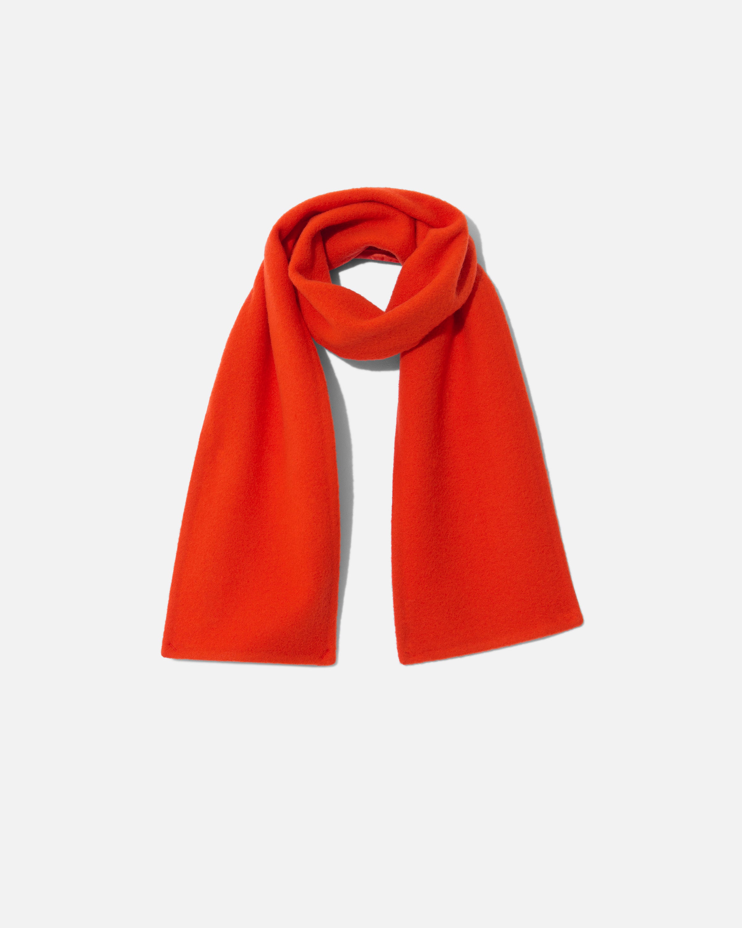 Fleece scarf orange