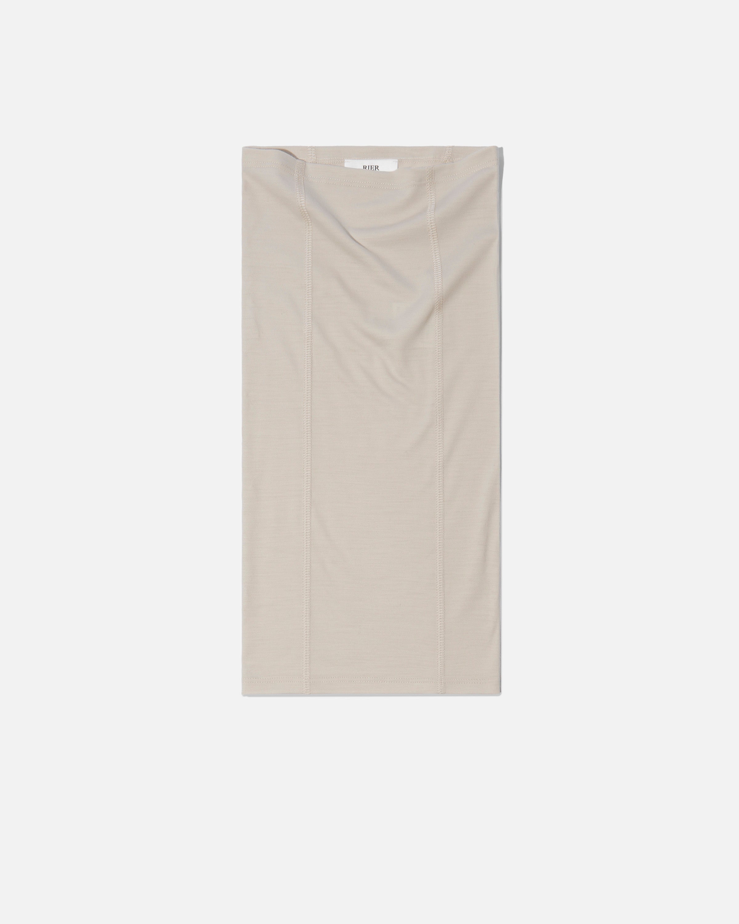 Cache-cou jersey wool talc