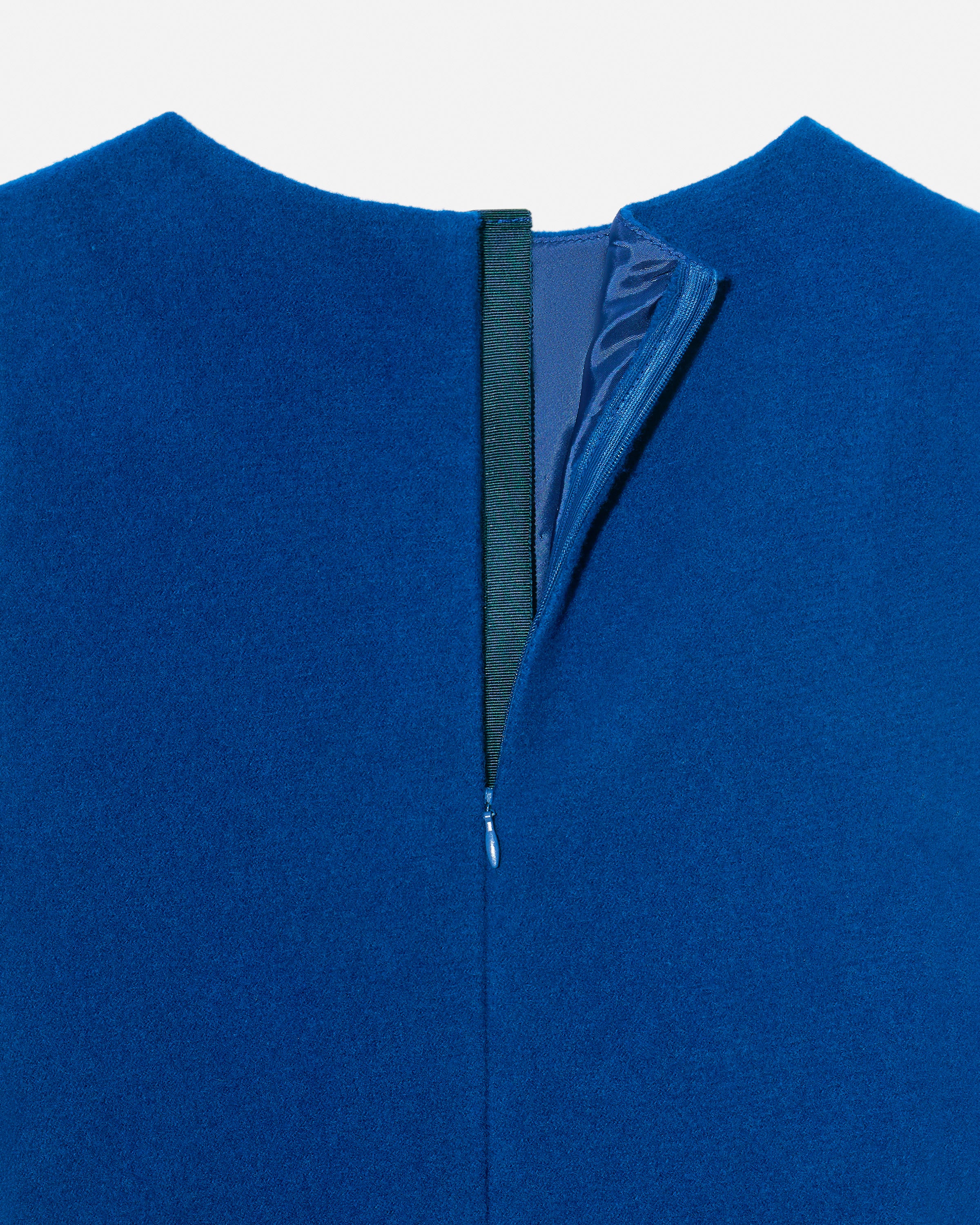 Fleece dress indigo
