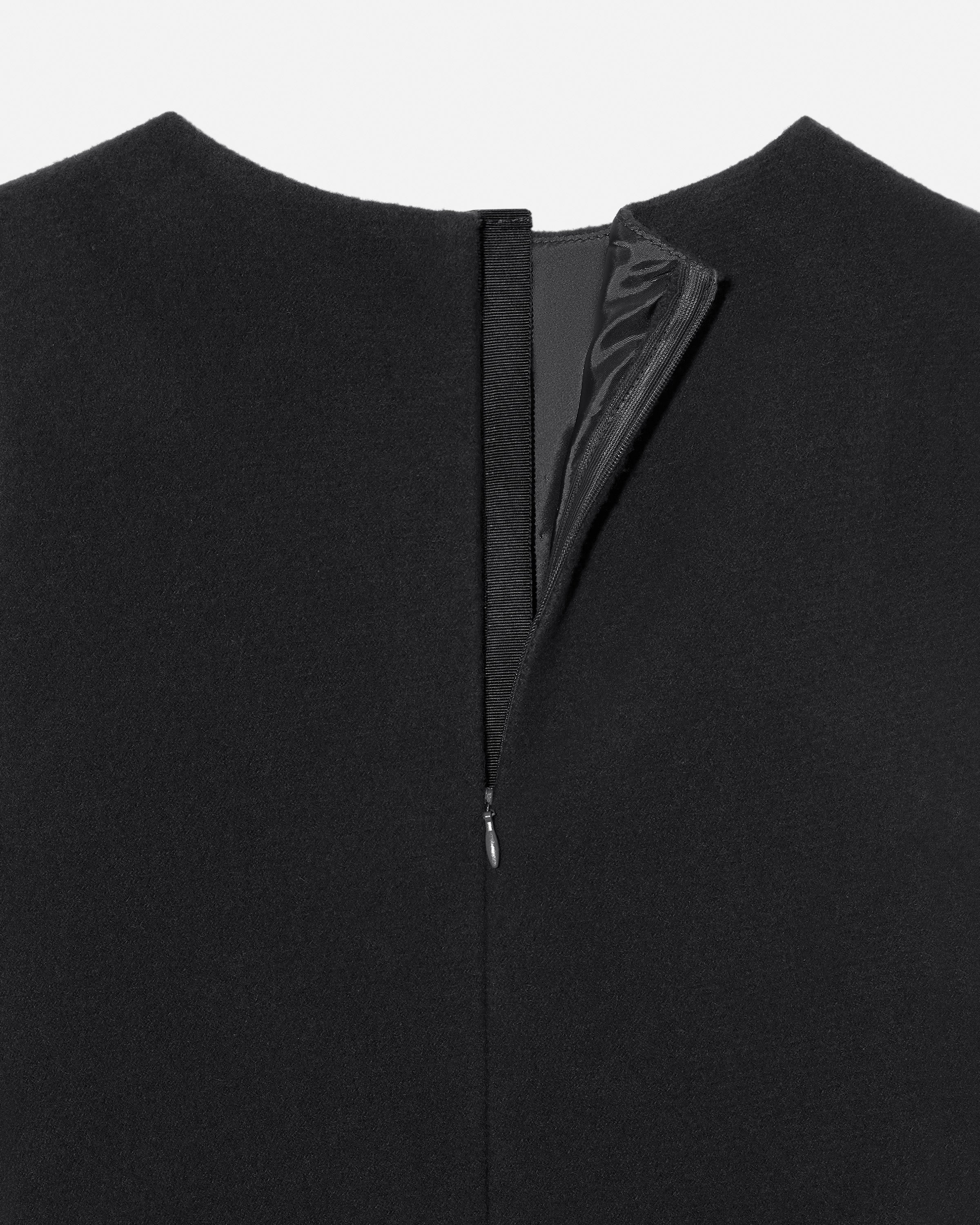 Fleece dress mini black