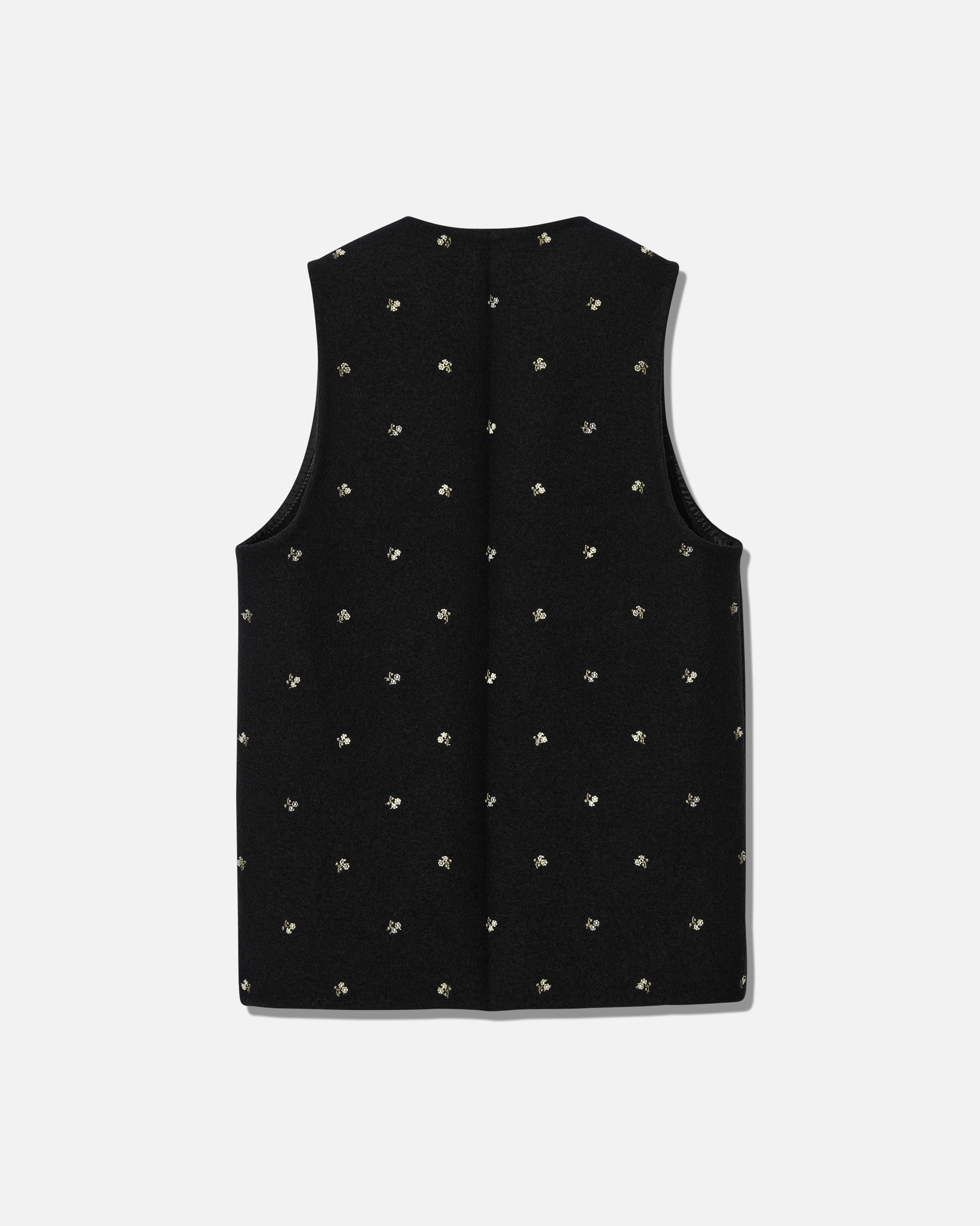 Walker dress flowers black