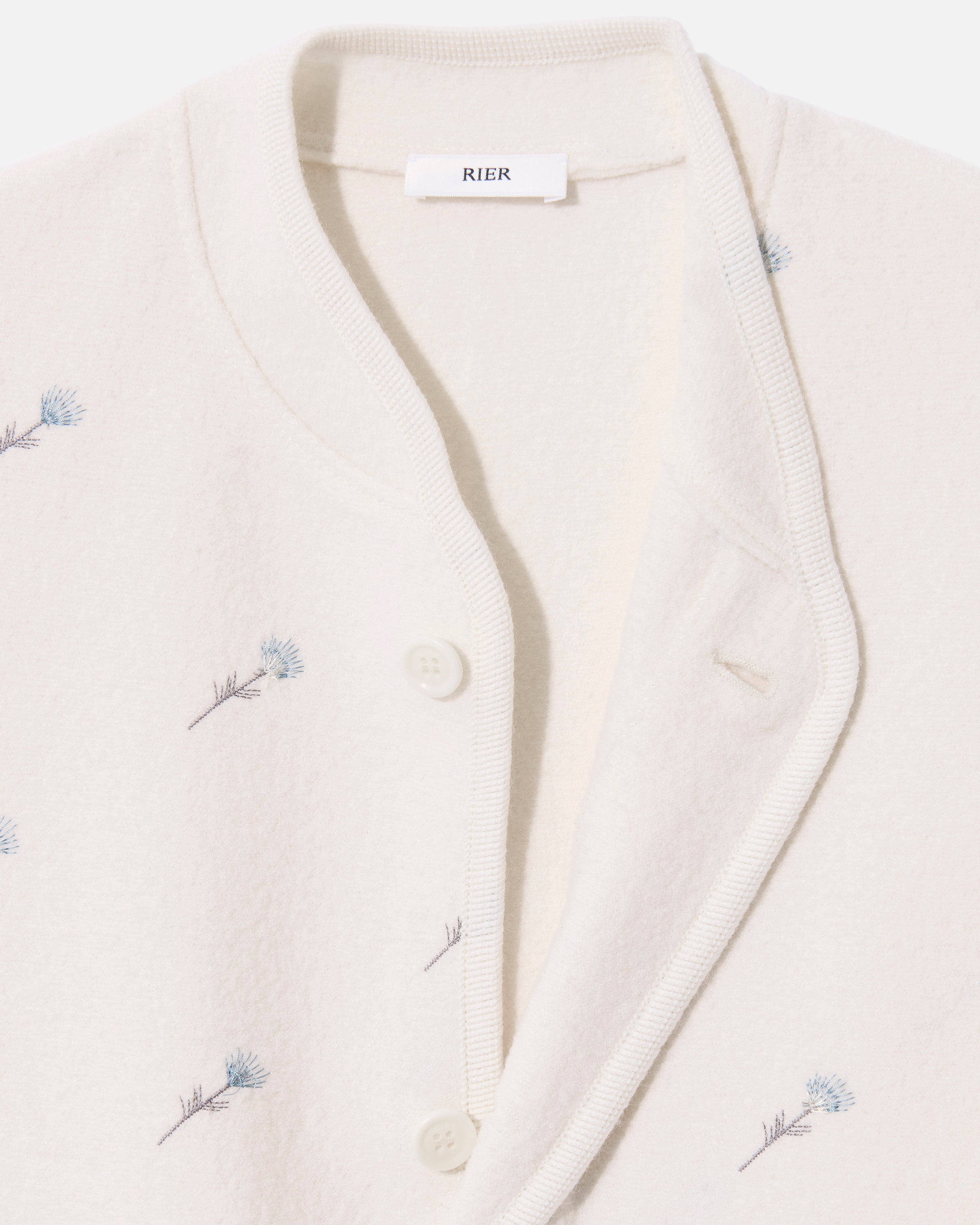 Walker light jacket city crop thistle white