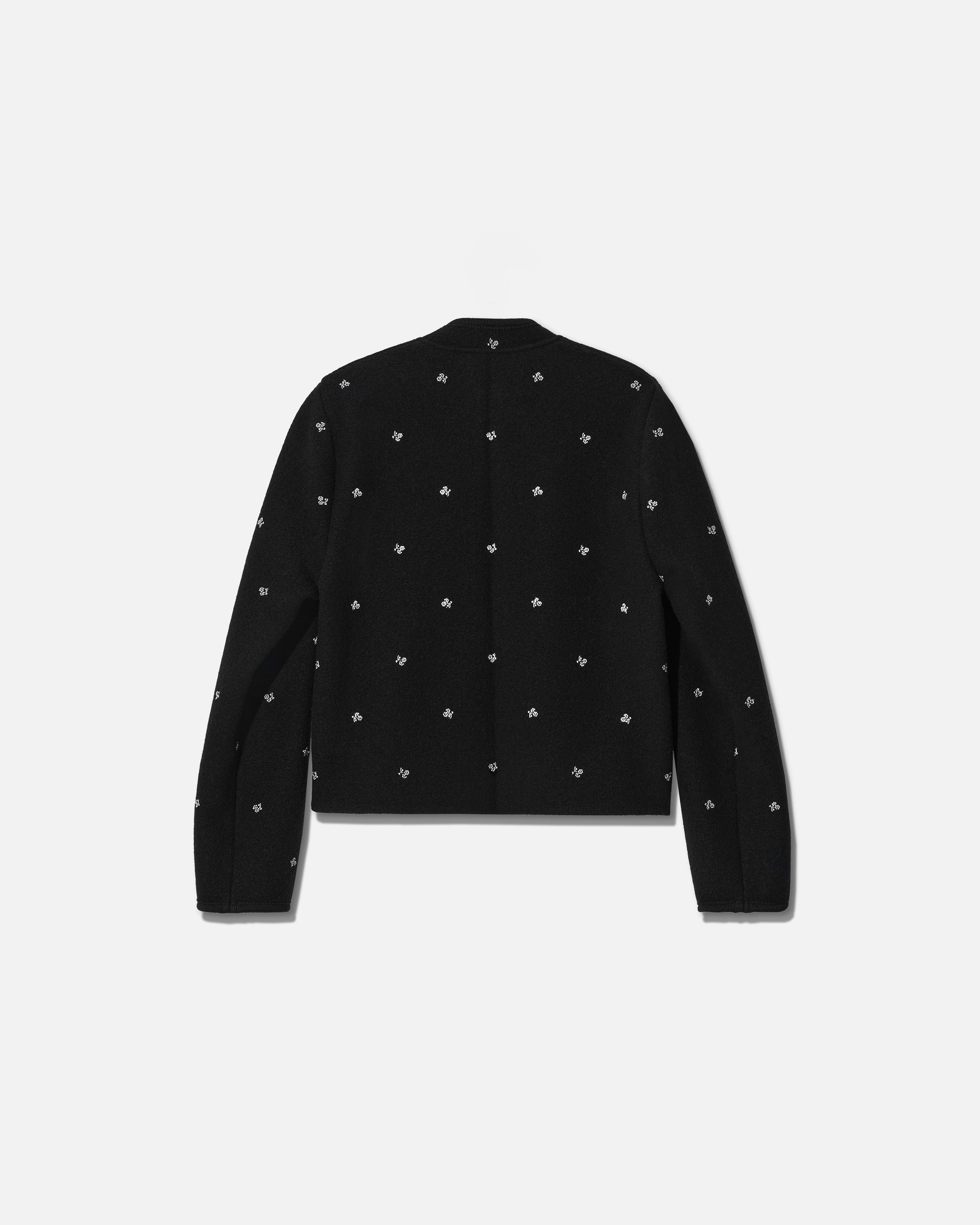 Walker jacket city crop flowers black