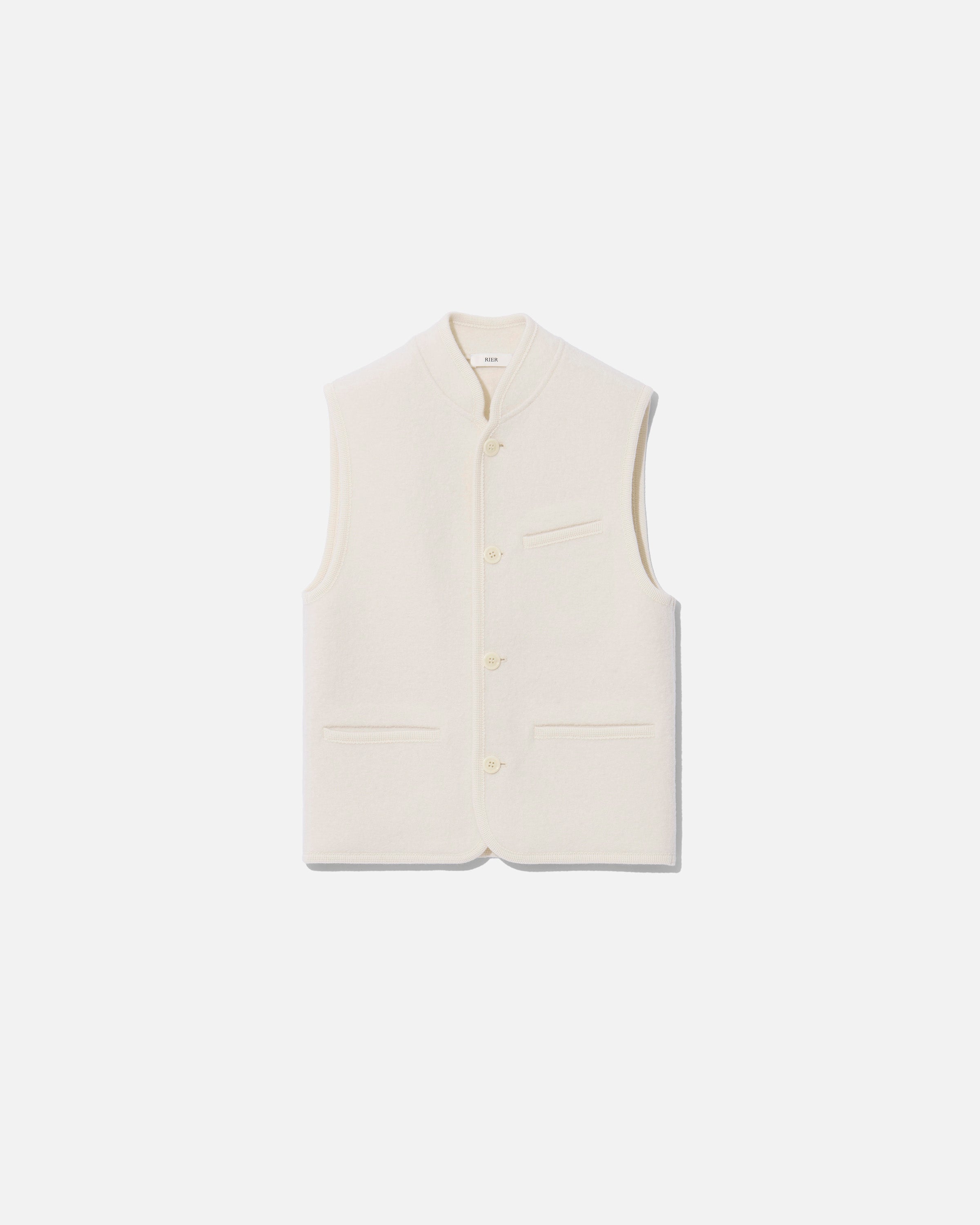 Walker gilet boxy white