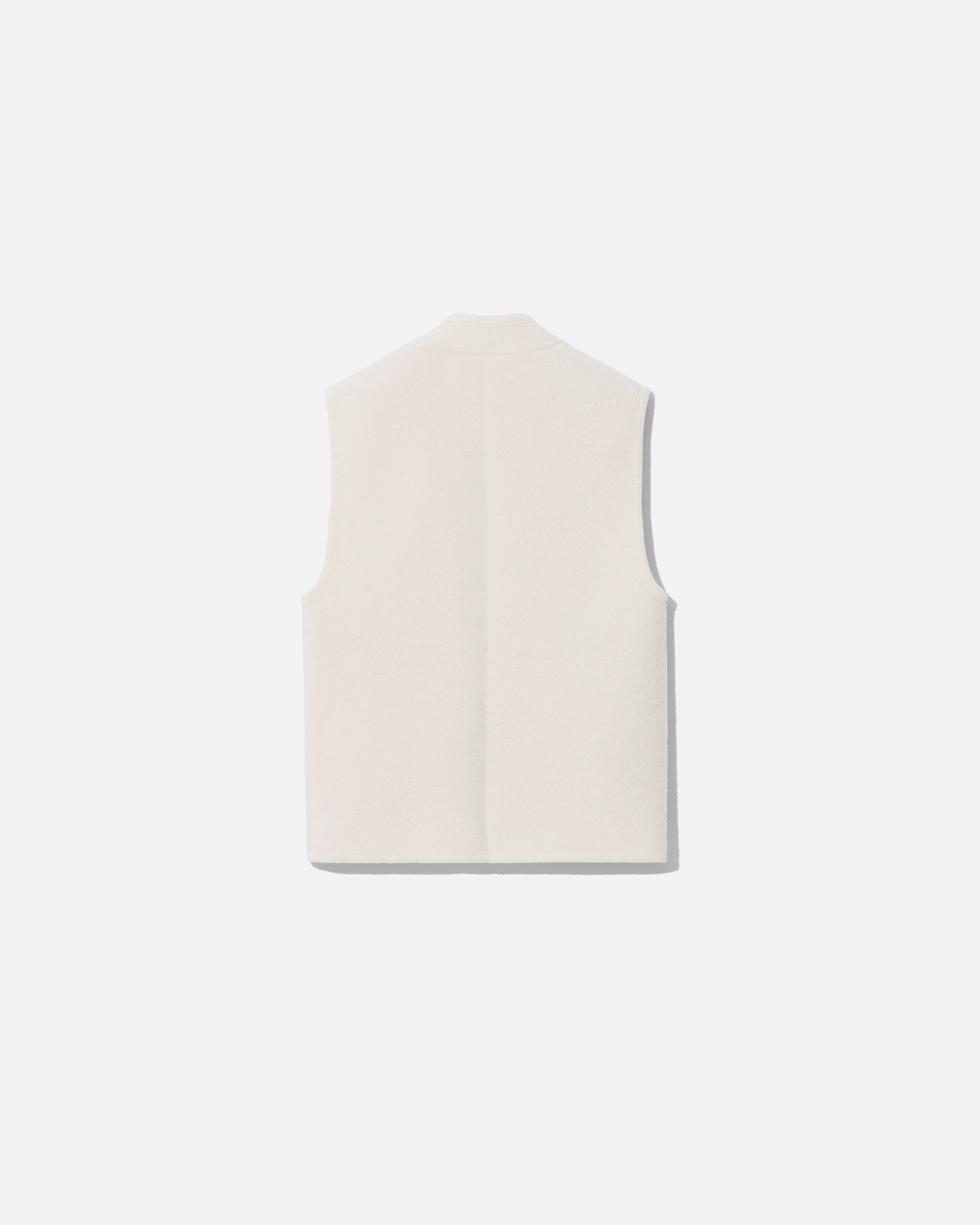 Walker gilet boxy white