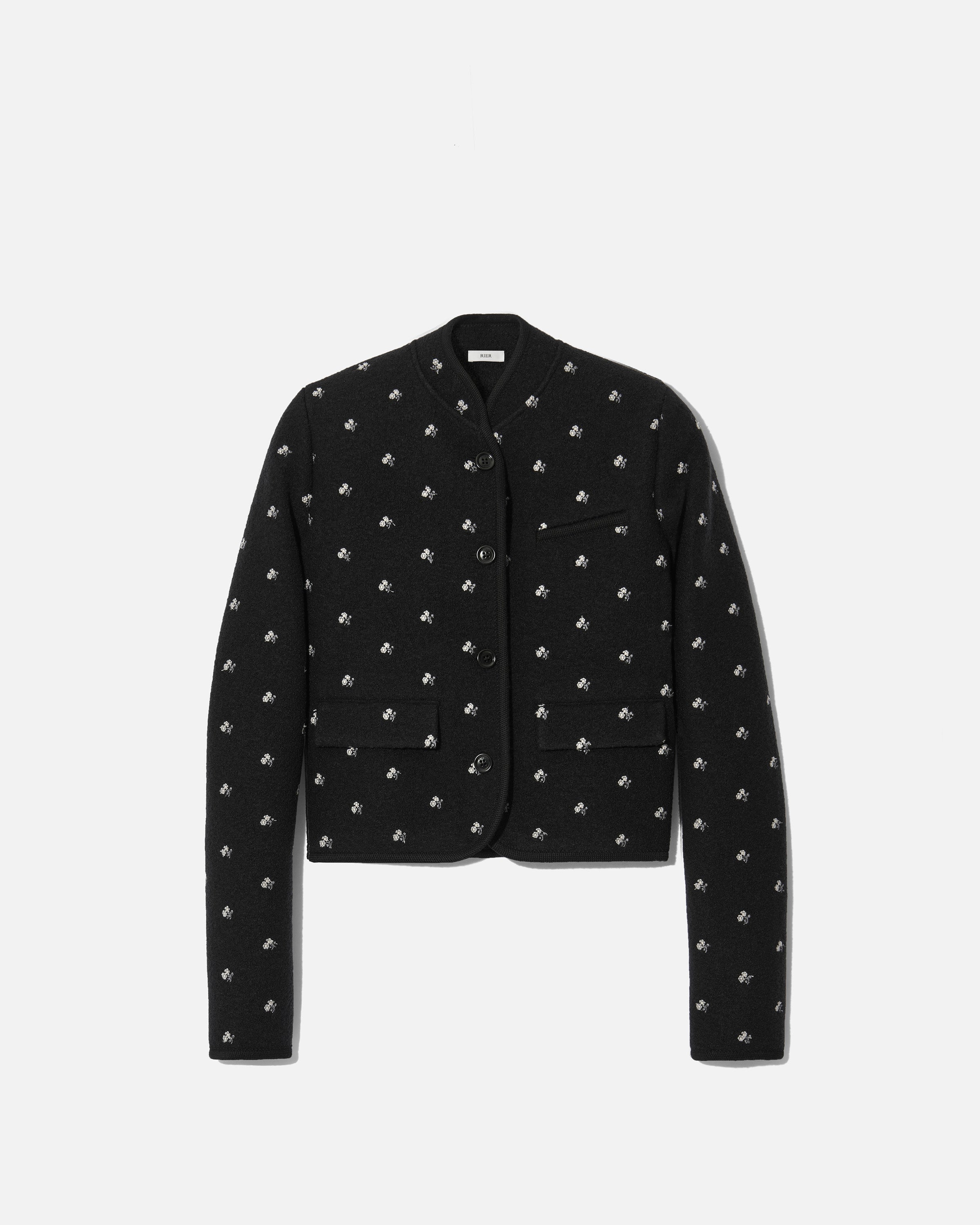 Walker jacket athletic women flowers black