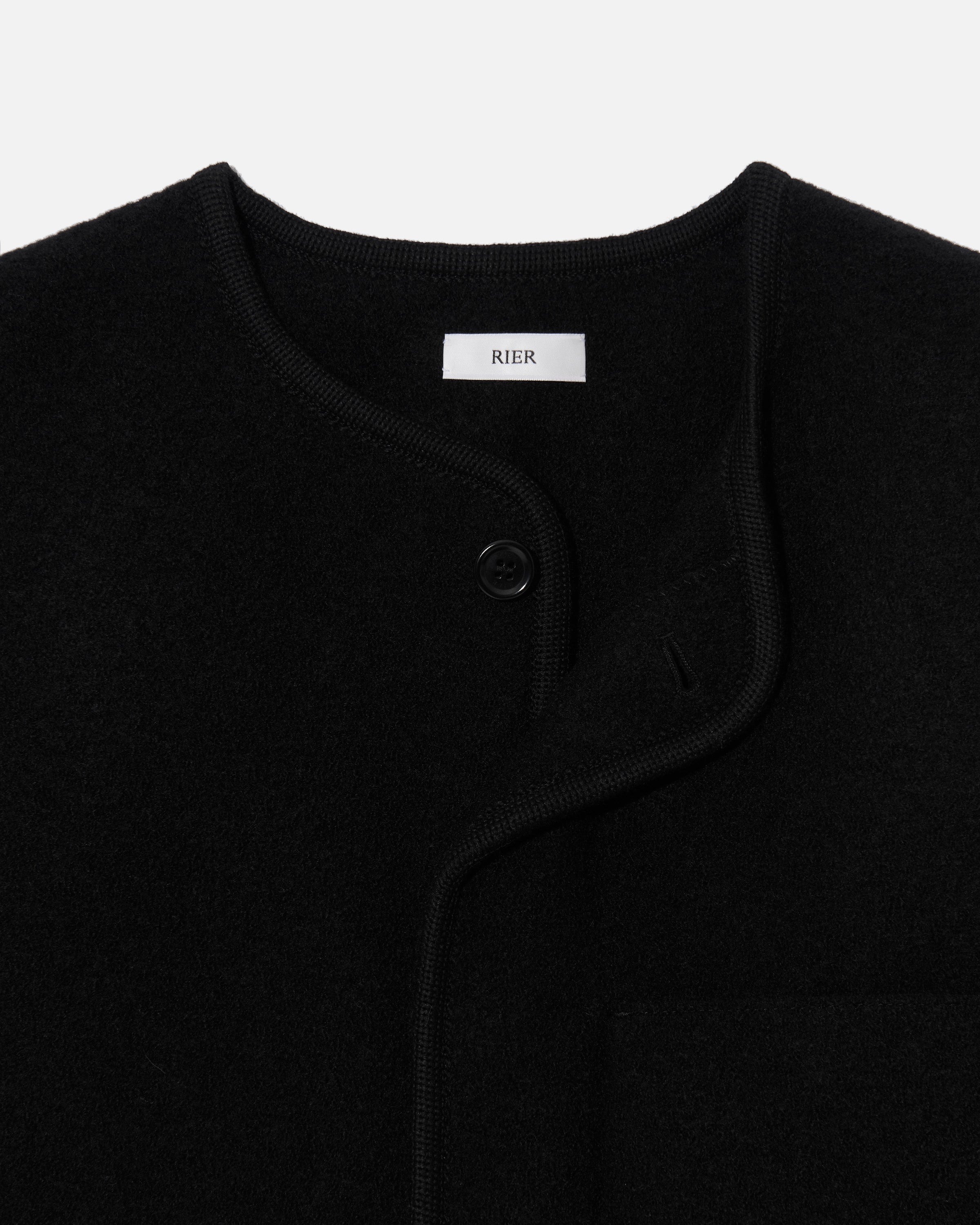 RIER | Walker light gilet utility black | 100% natural wool | Made