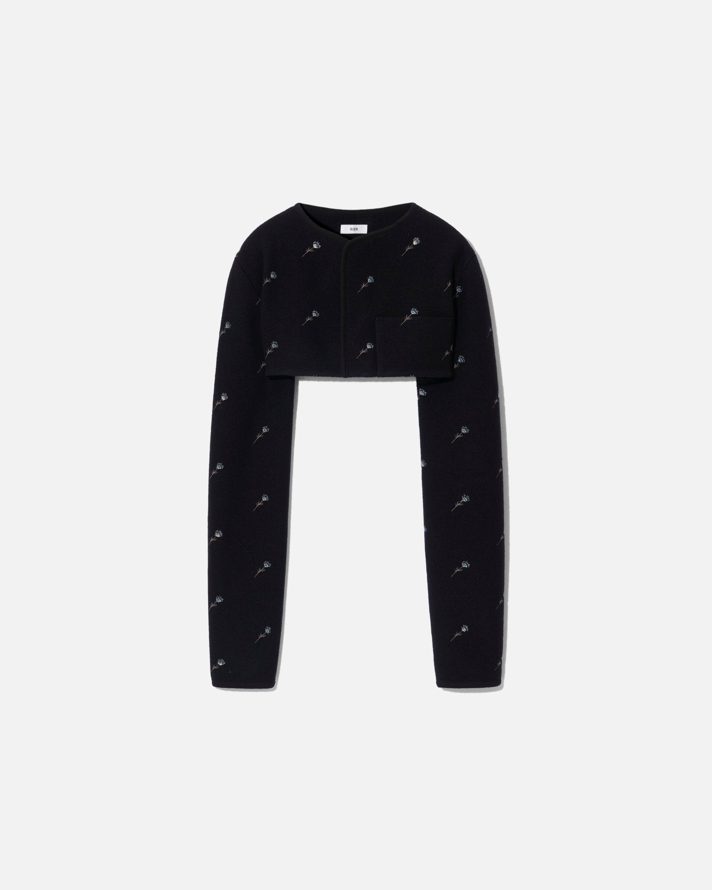 Walker light jacket crop thistle black