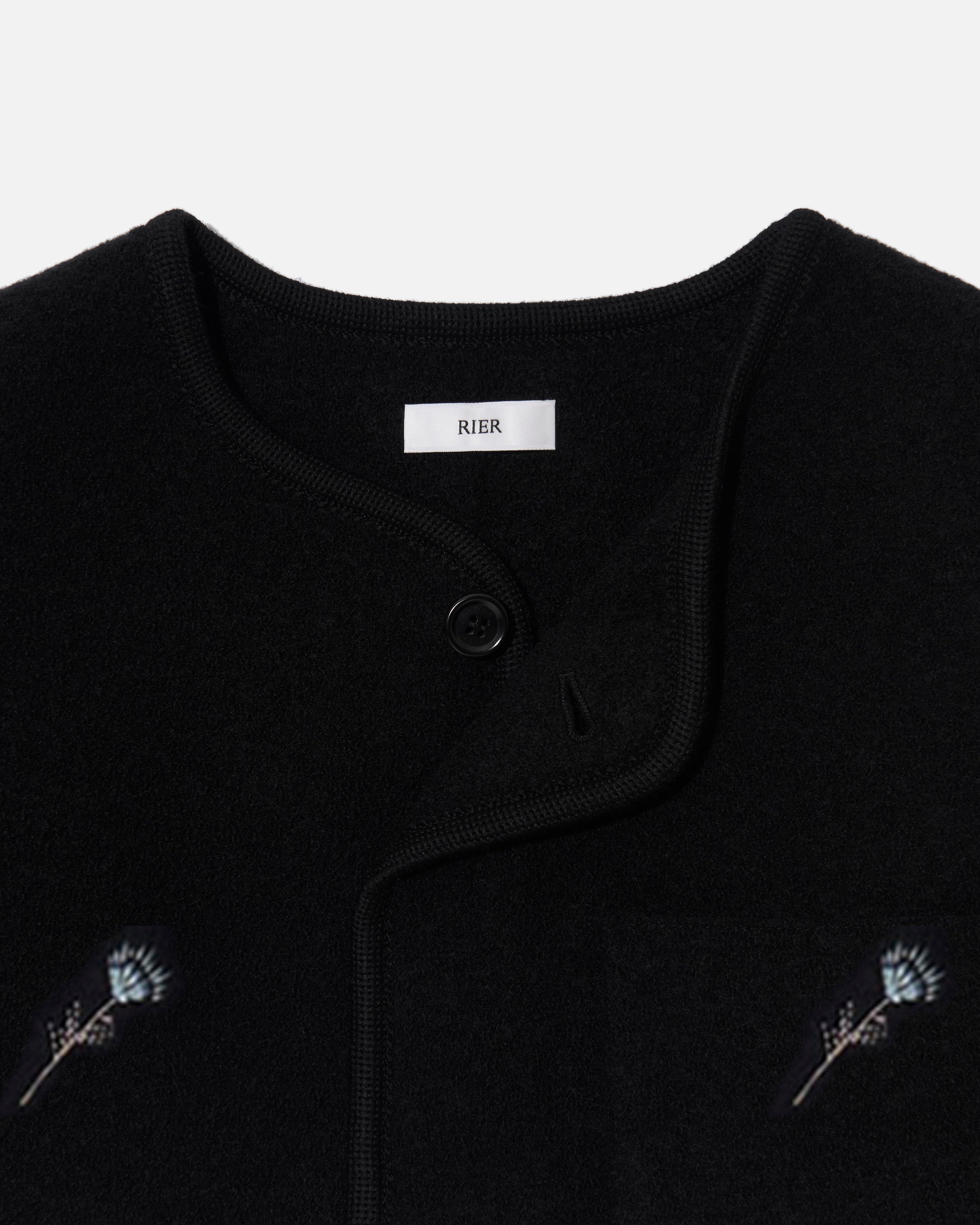 Walker light gilet crop thistle black