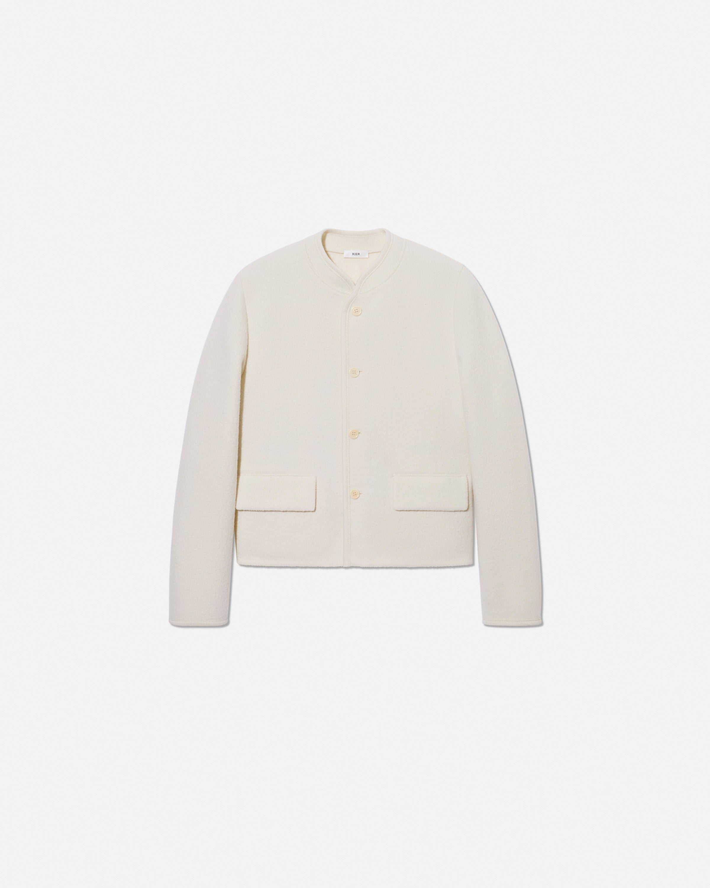 RIER, product: Walker jacket city crop white (fig. 1)