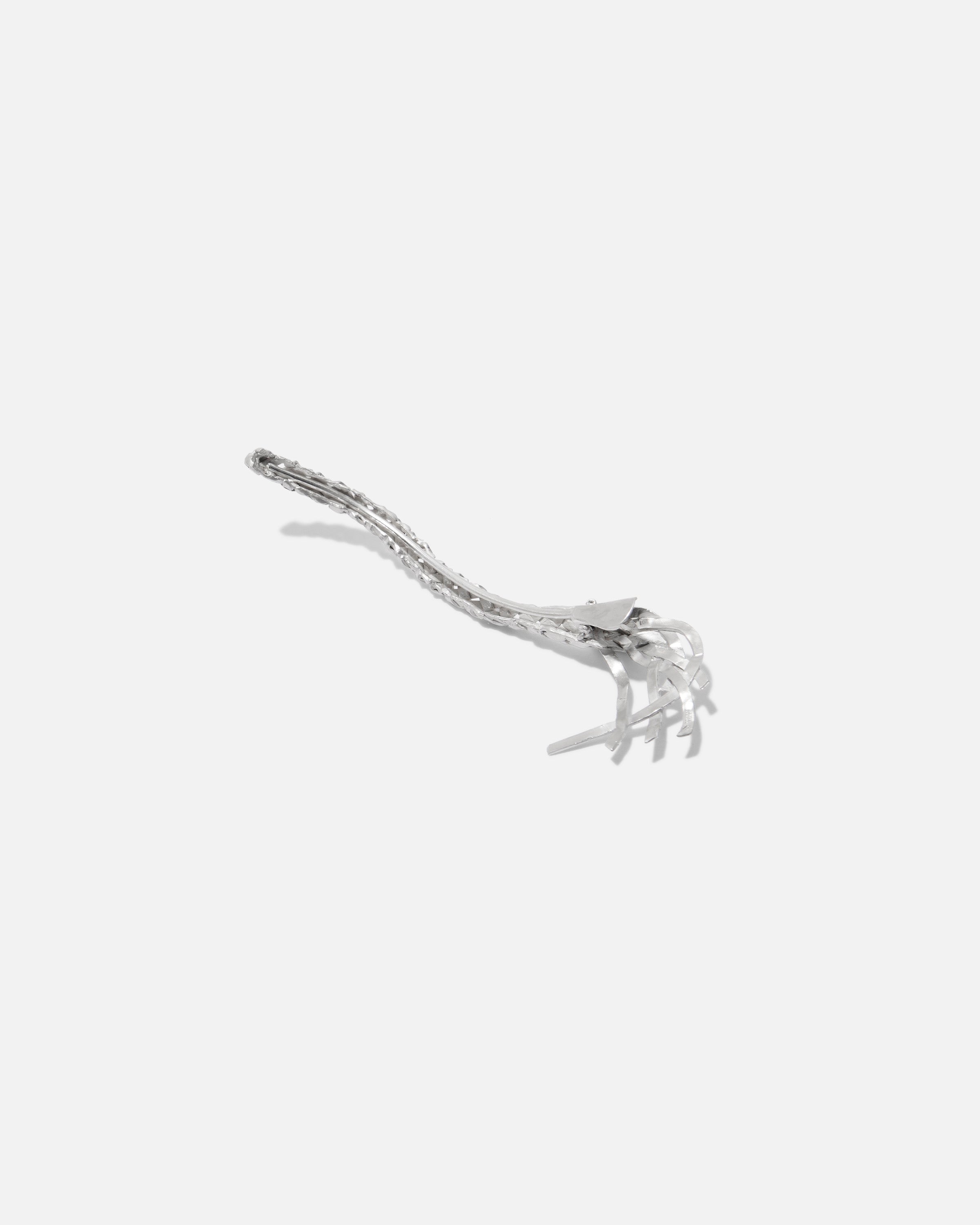 Sterling-silver hair clip big