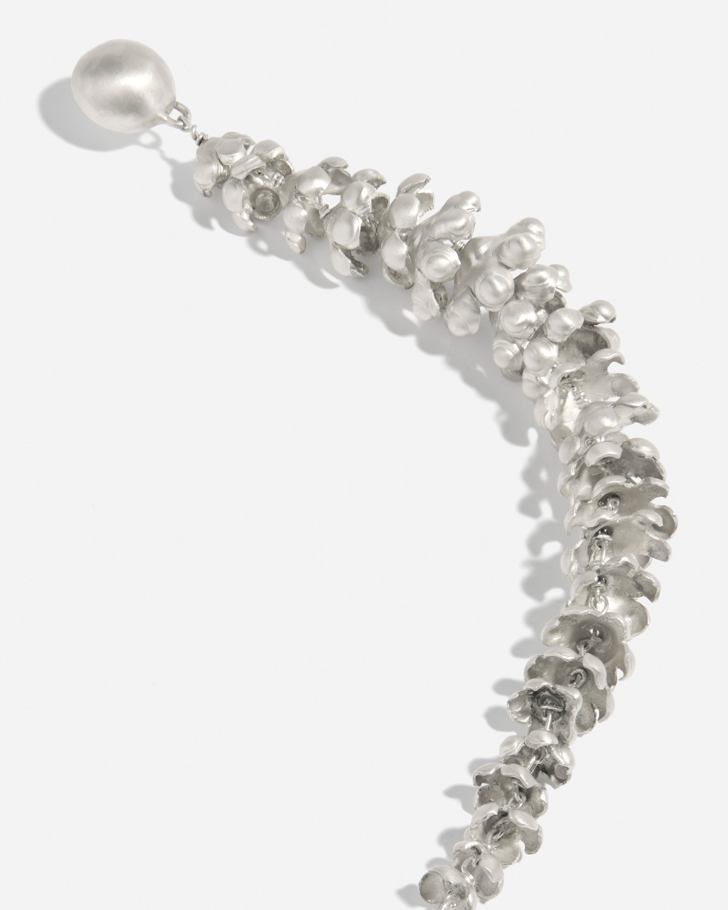 RIER, product: Sterling-silver earrings long pinecone (fig. 3)