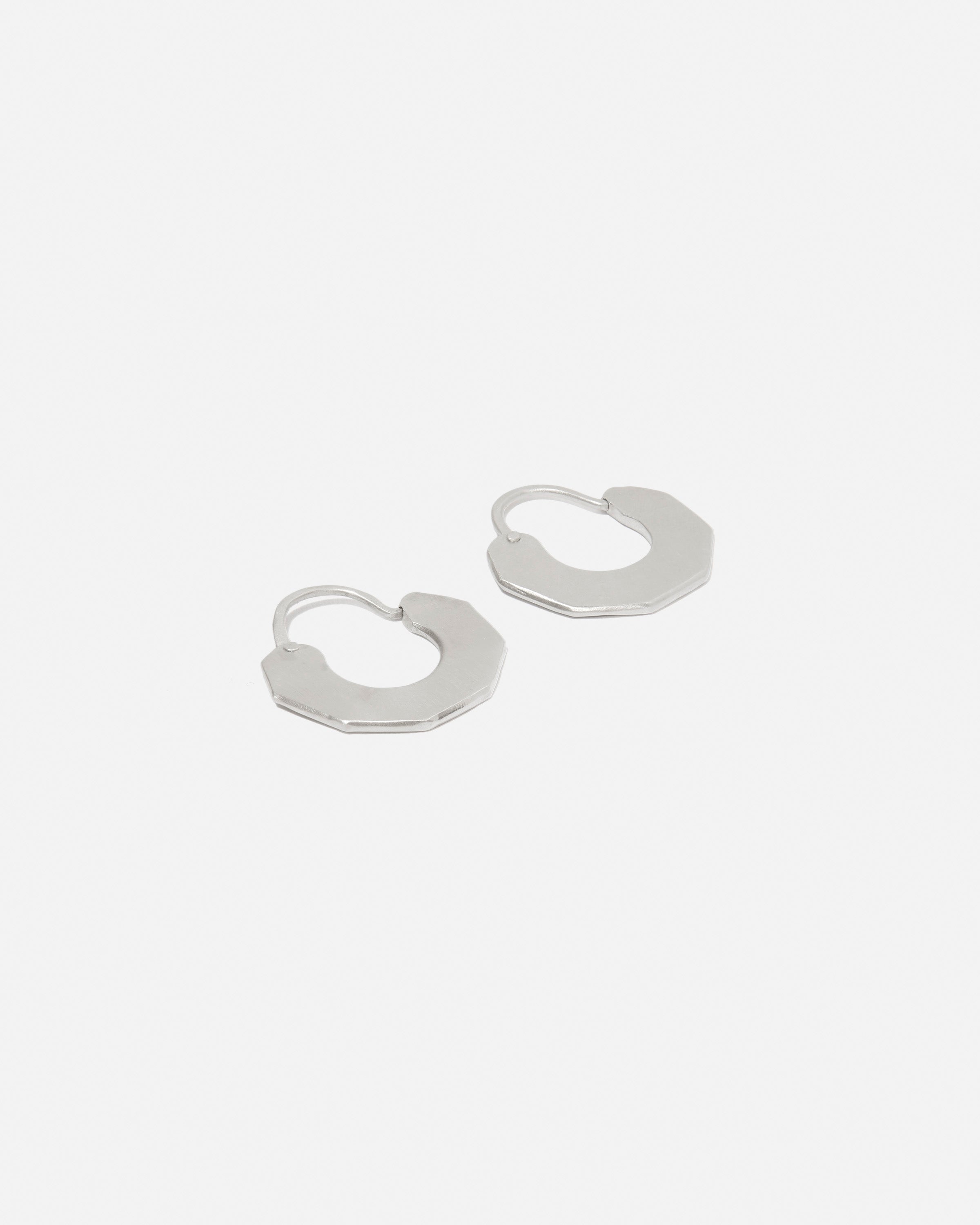 RIER, product: Sterling-silver hexagonal hoops (fig. 2)