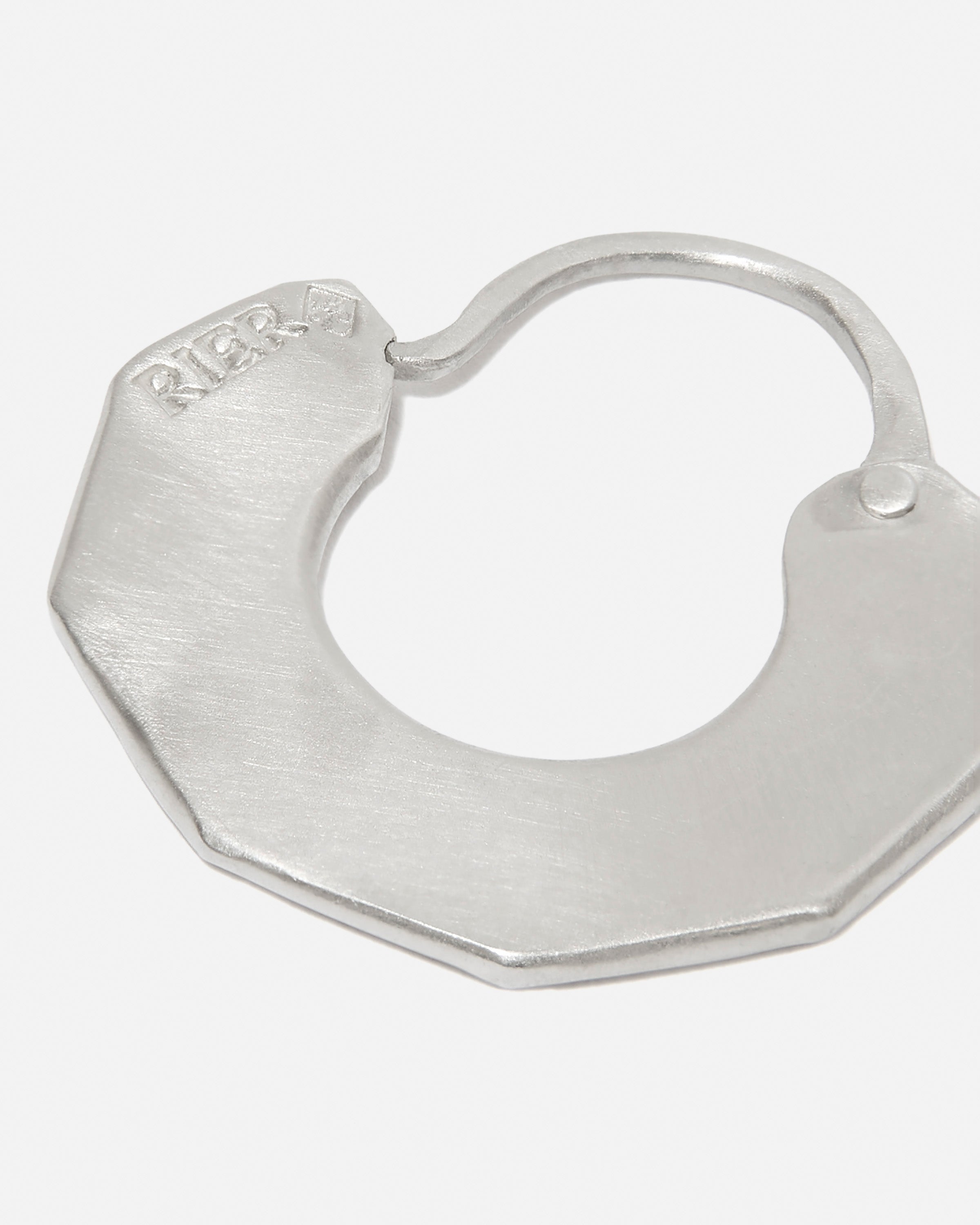 RIER, product: Sterling-silver hexagonal hoops (fig. 3)