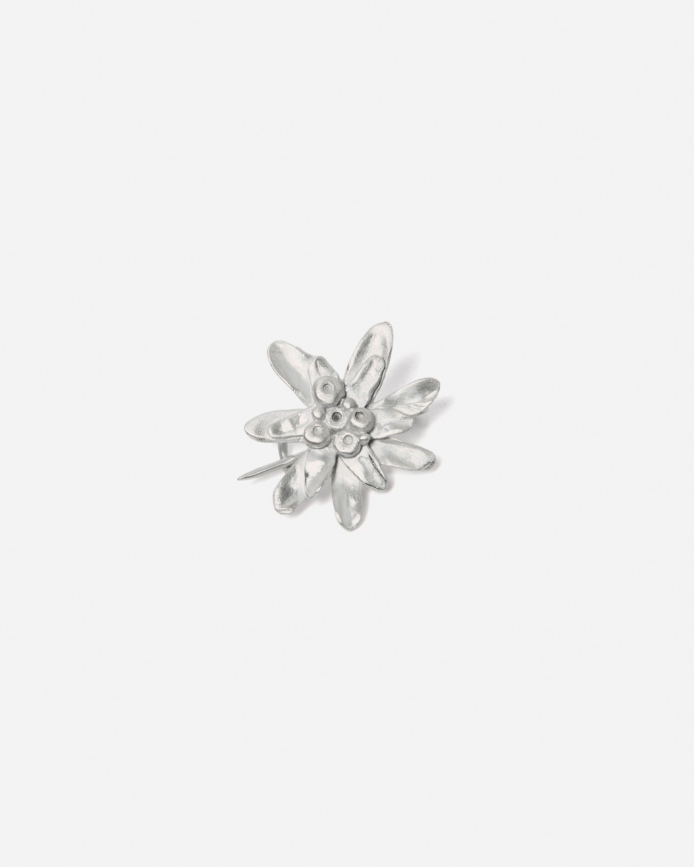 Sterling-silver brooch mini Edelweiss