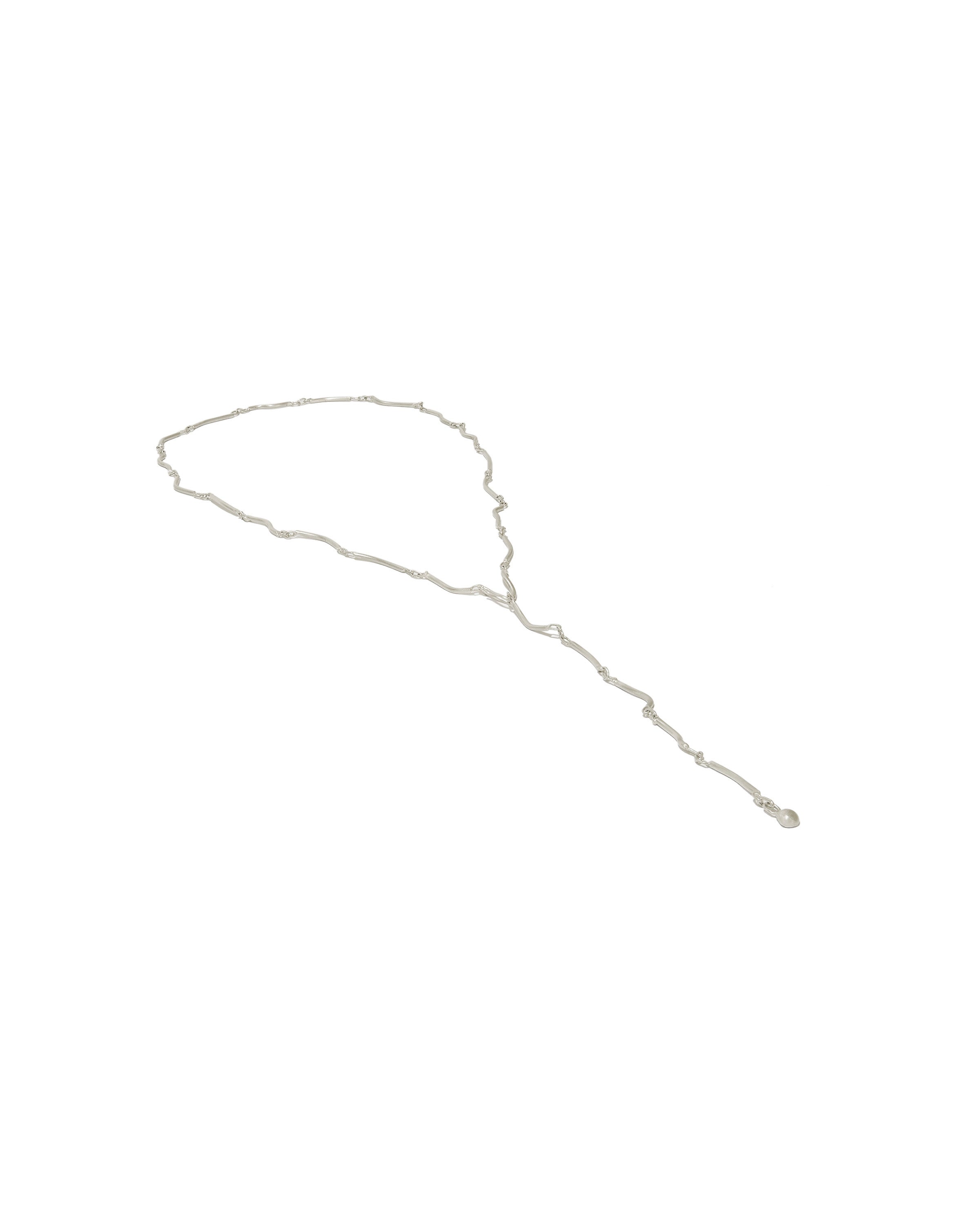 Sterling-silver necklace brittle twigs
