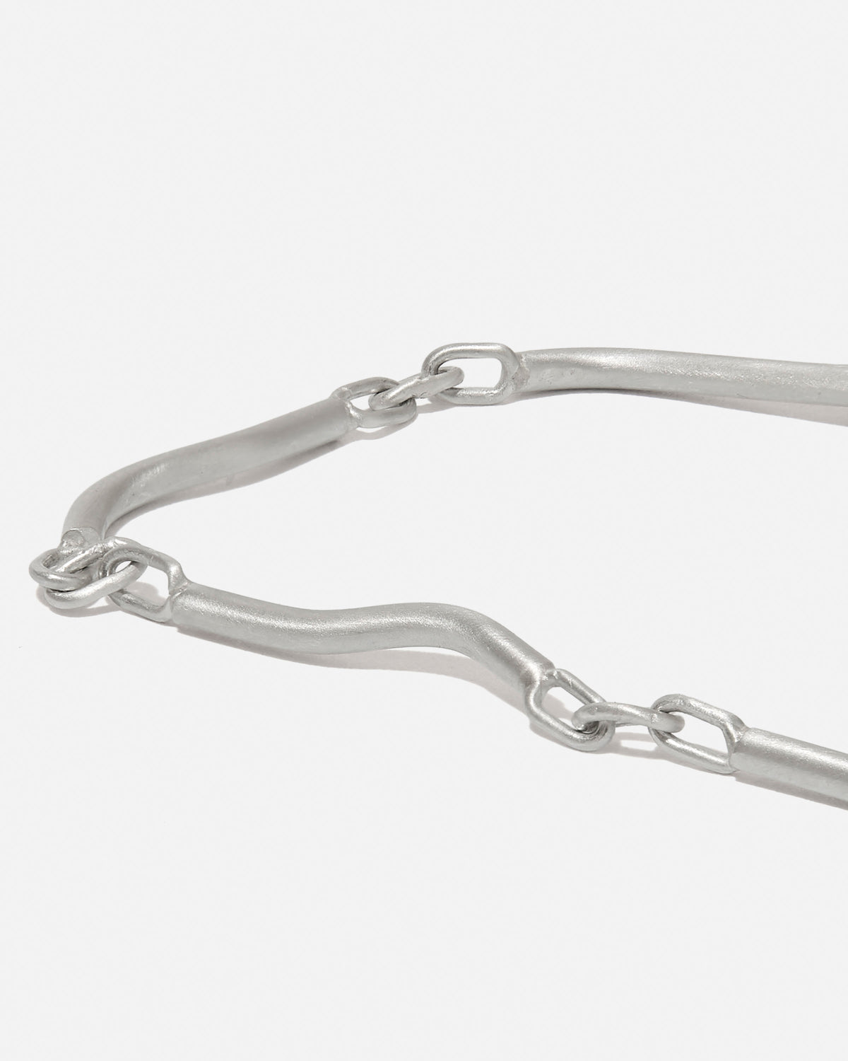 Sterling-silver bracelet brittle twigs