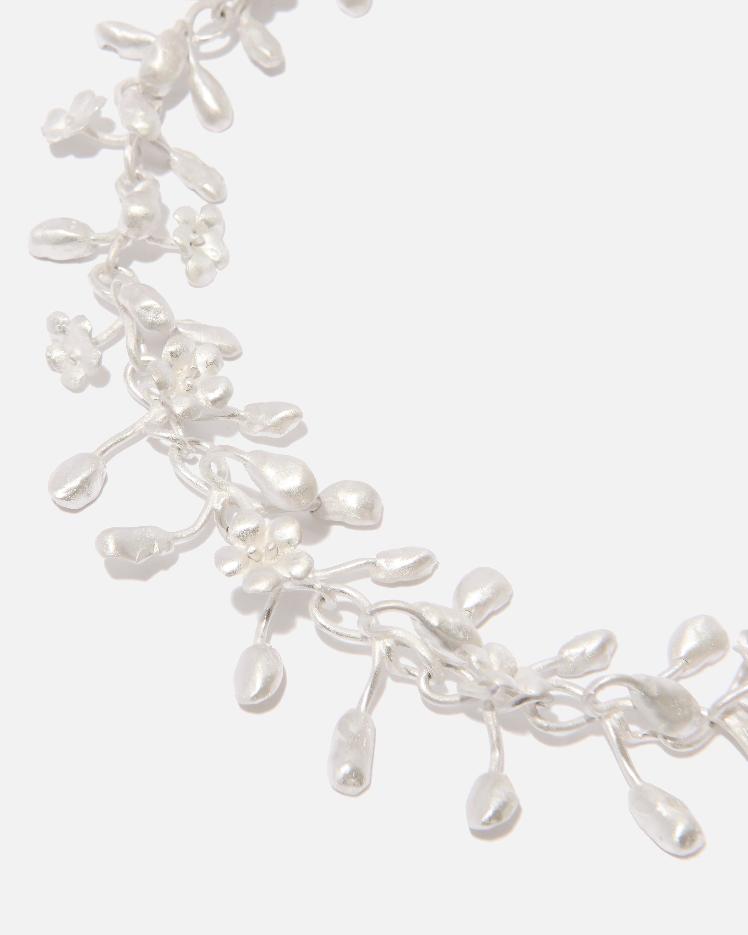 RIER, product: Sterling-silver necklace mini flowers (fig. 3)