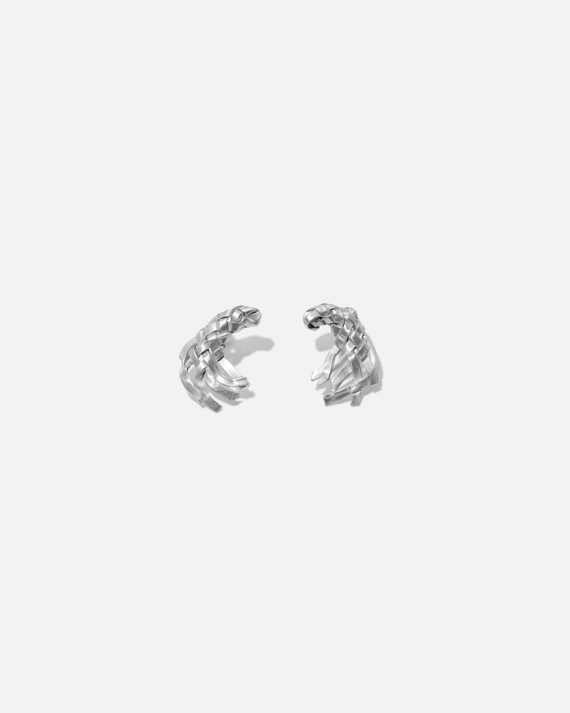 Sterling-silver earrings studs big