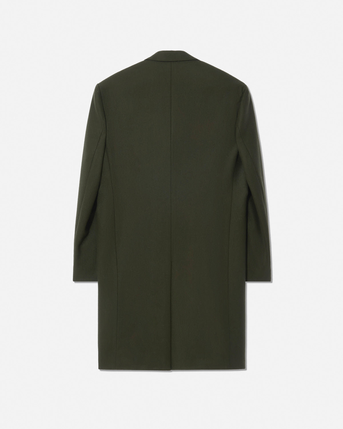 Loden coat double breasted forest