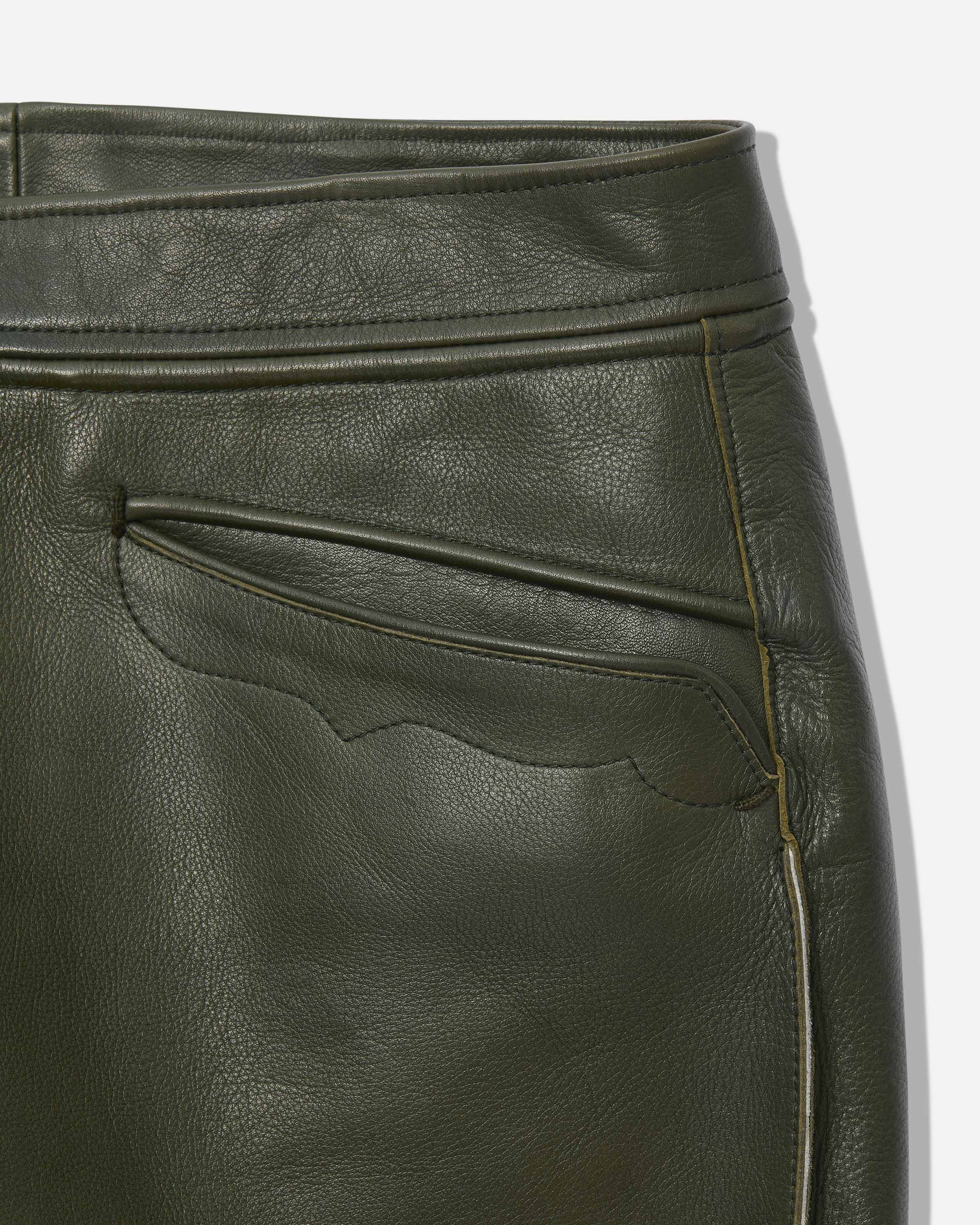 Bonded leather knickerbocker ivy