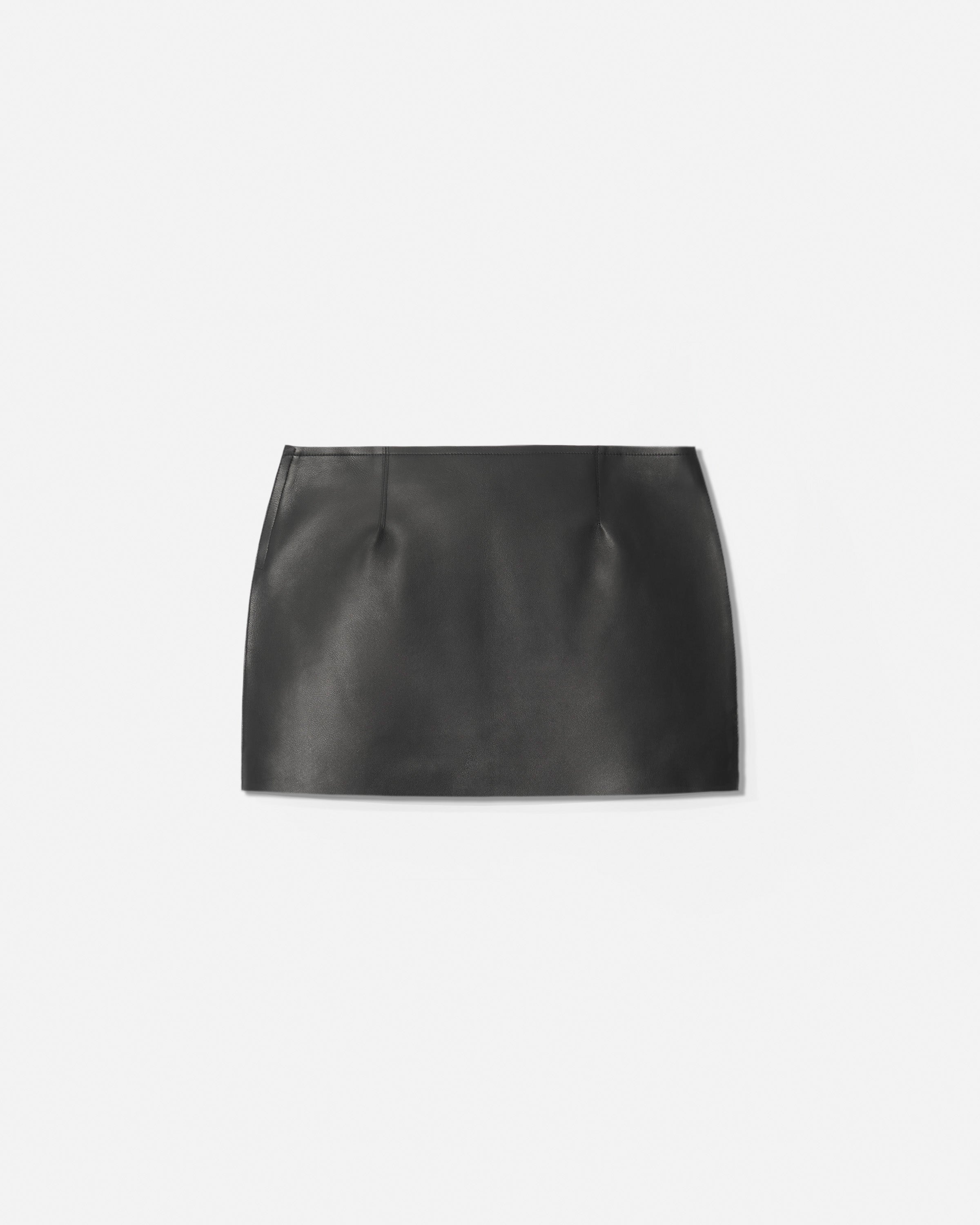 RIER, product: Bonded leather mini skirt black (fig. 2)