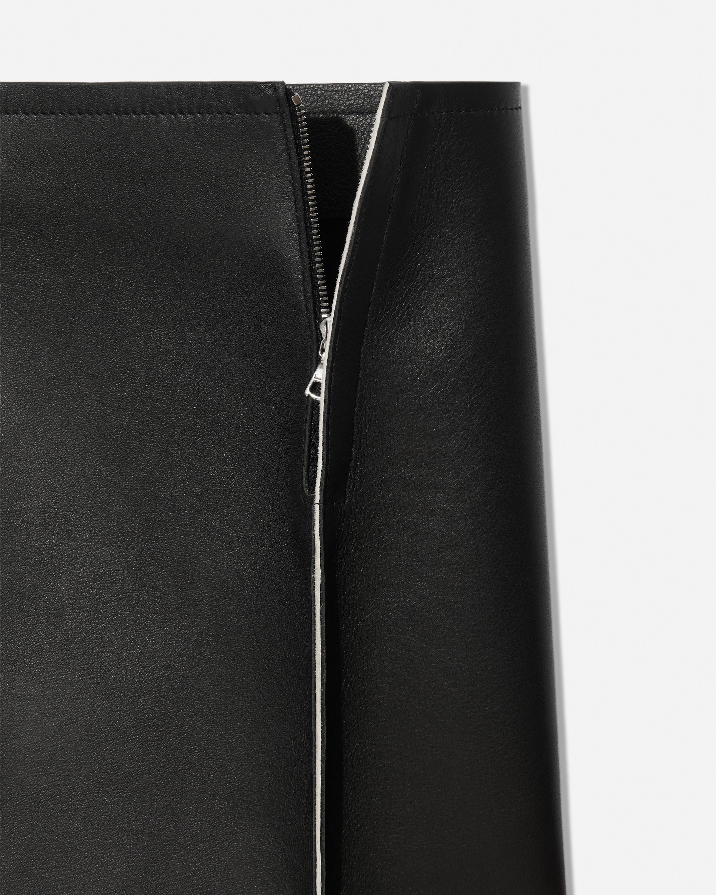 RIER, product: Bonded leather mini skirt black (fig. 3)