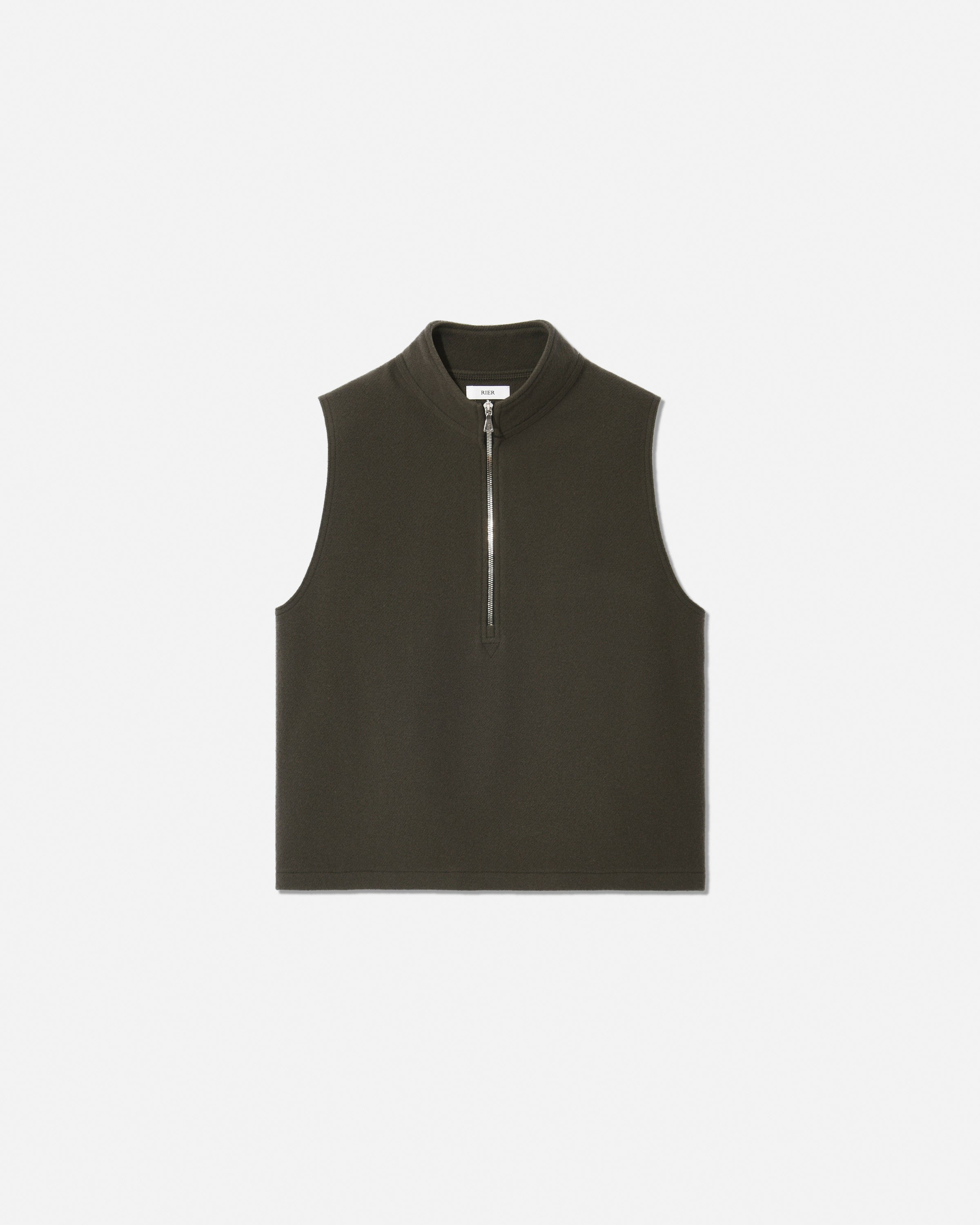Fleece gilet city taupe