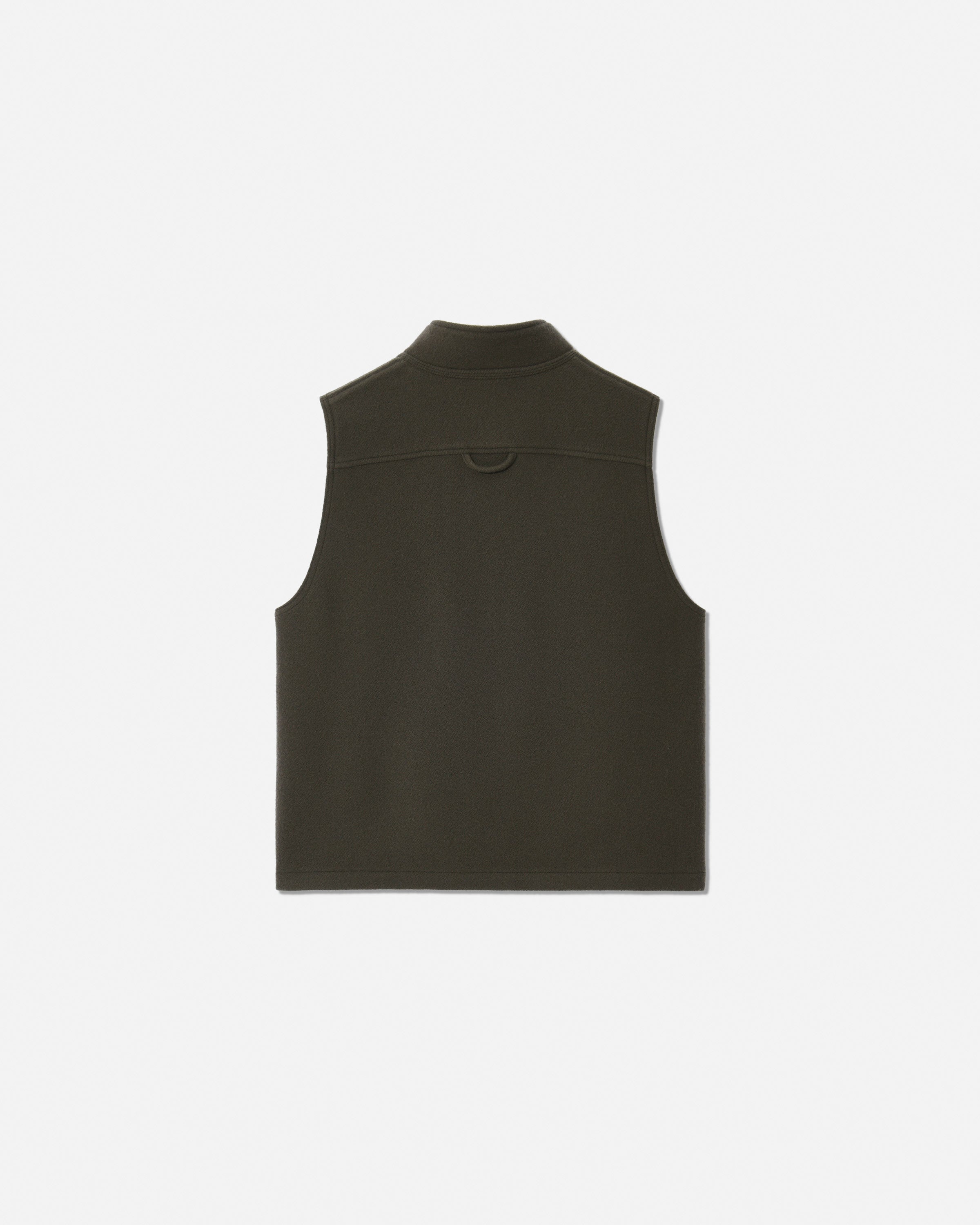 Fleece gilet city taupe