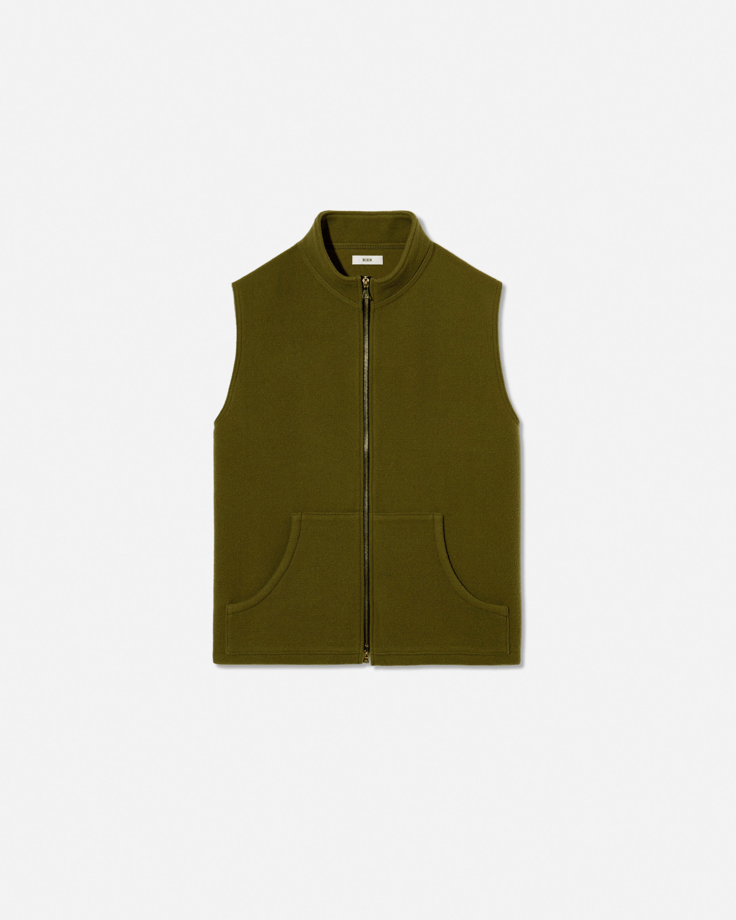 Fleece gilet full zip soil