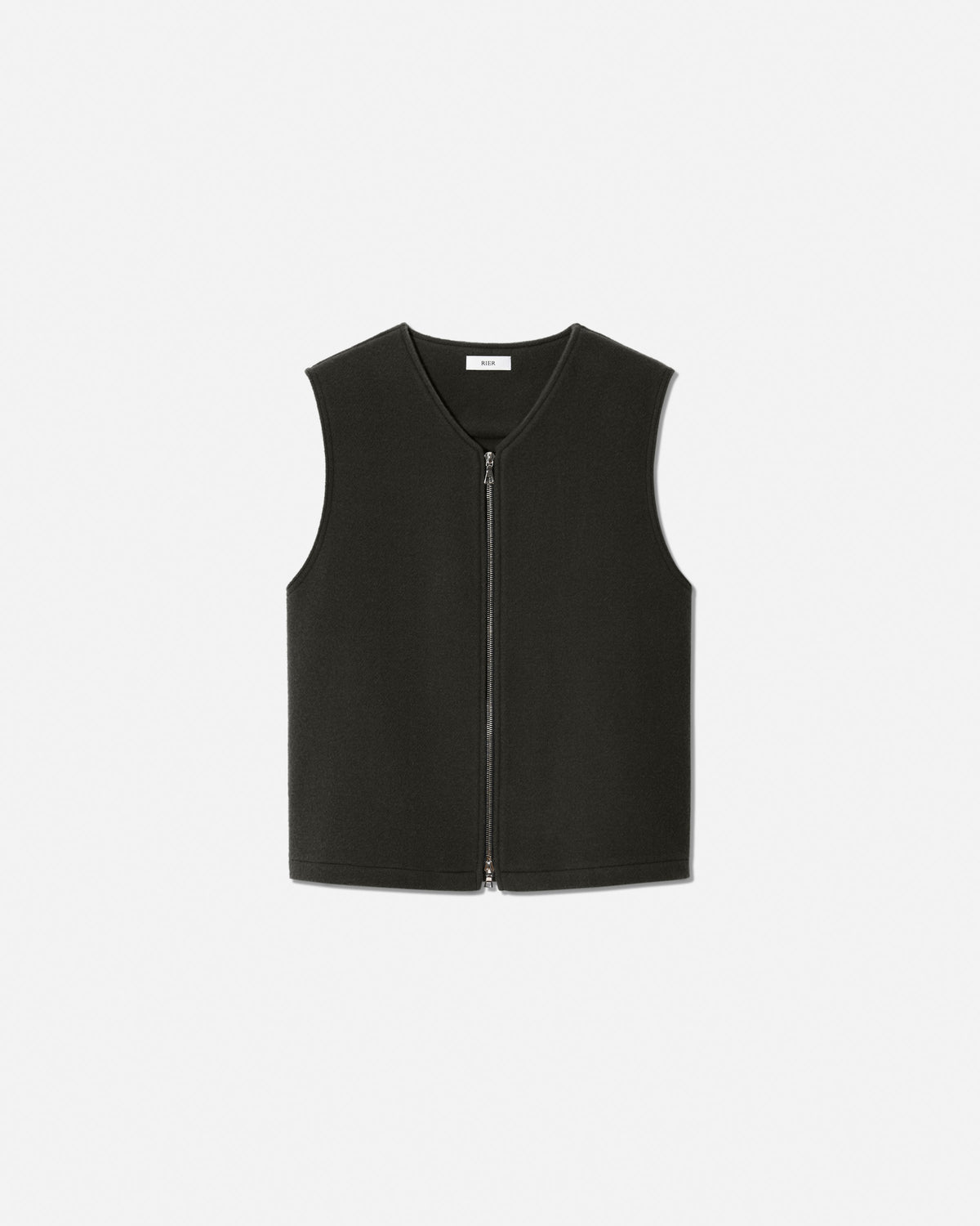 Fleece gilet taupe