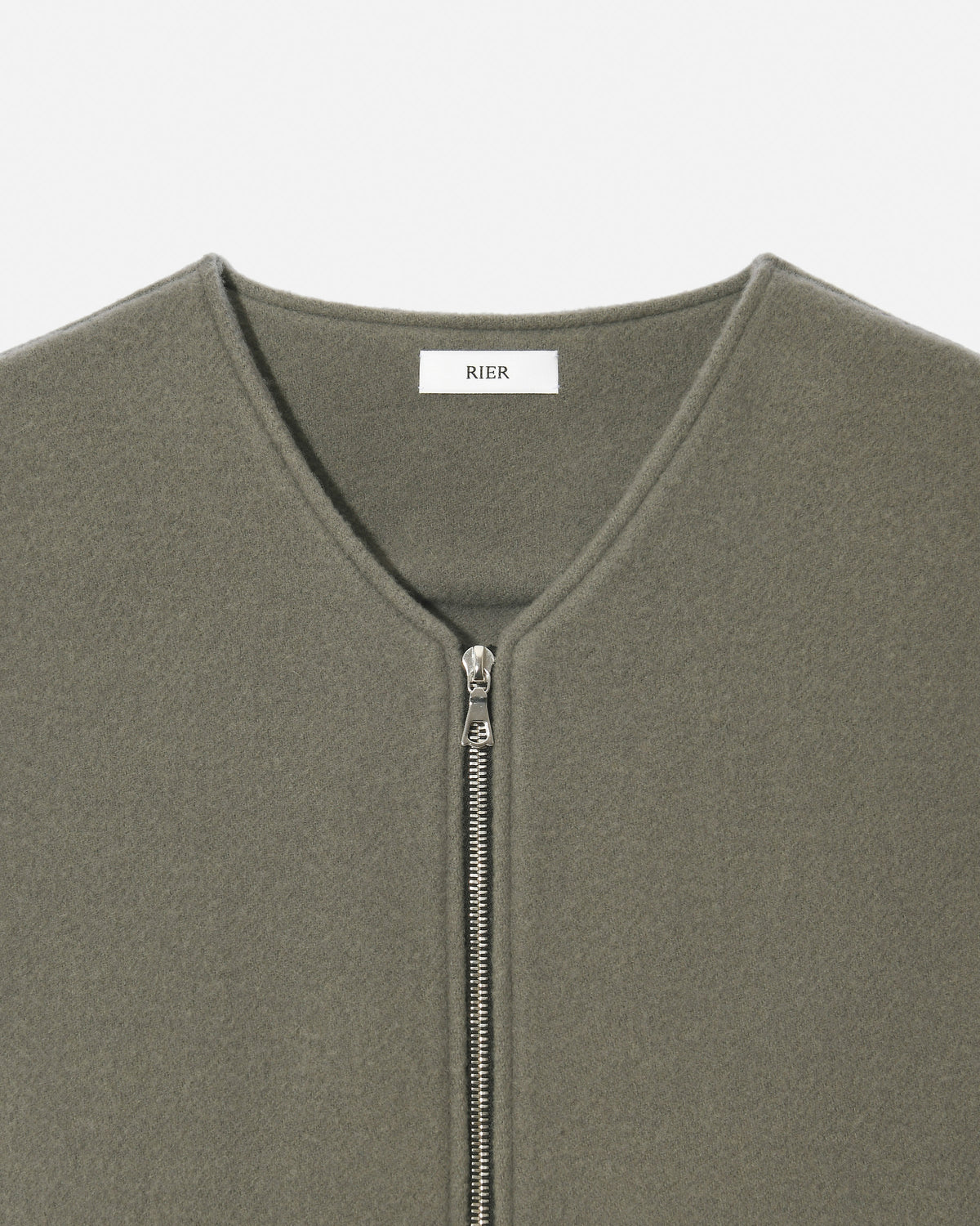 Fleece gilet zinc