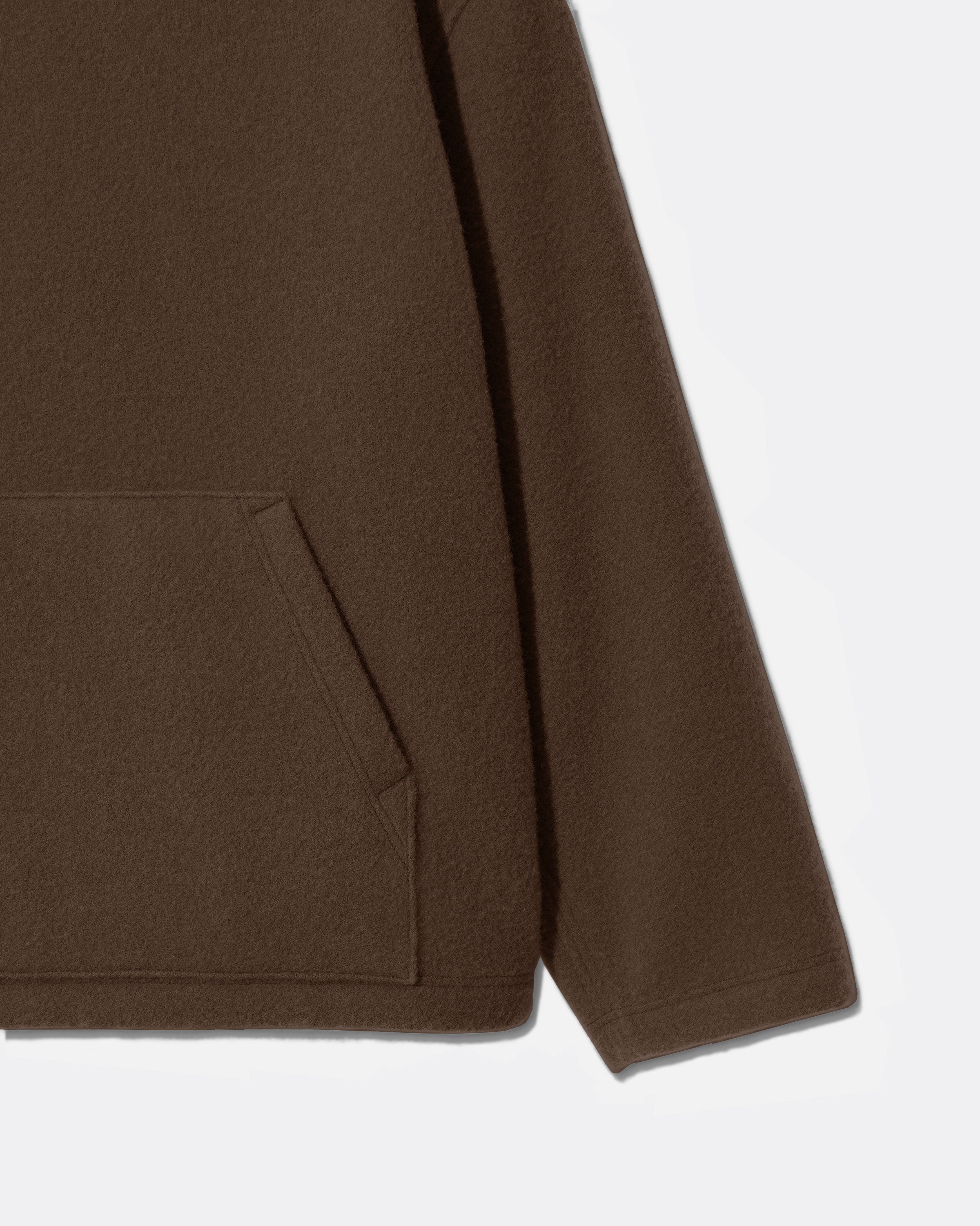 Fleece hoodie castoro