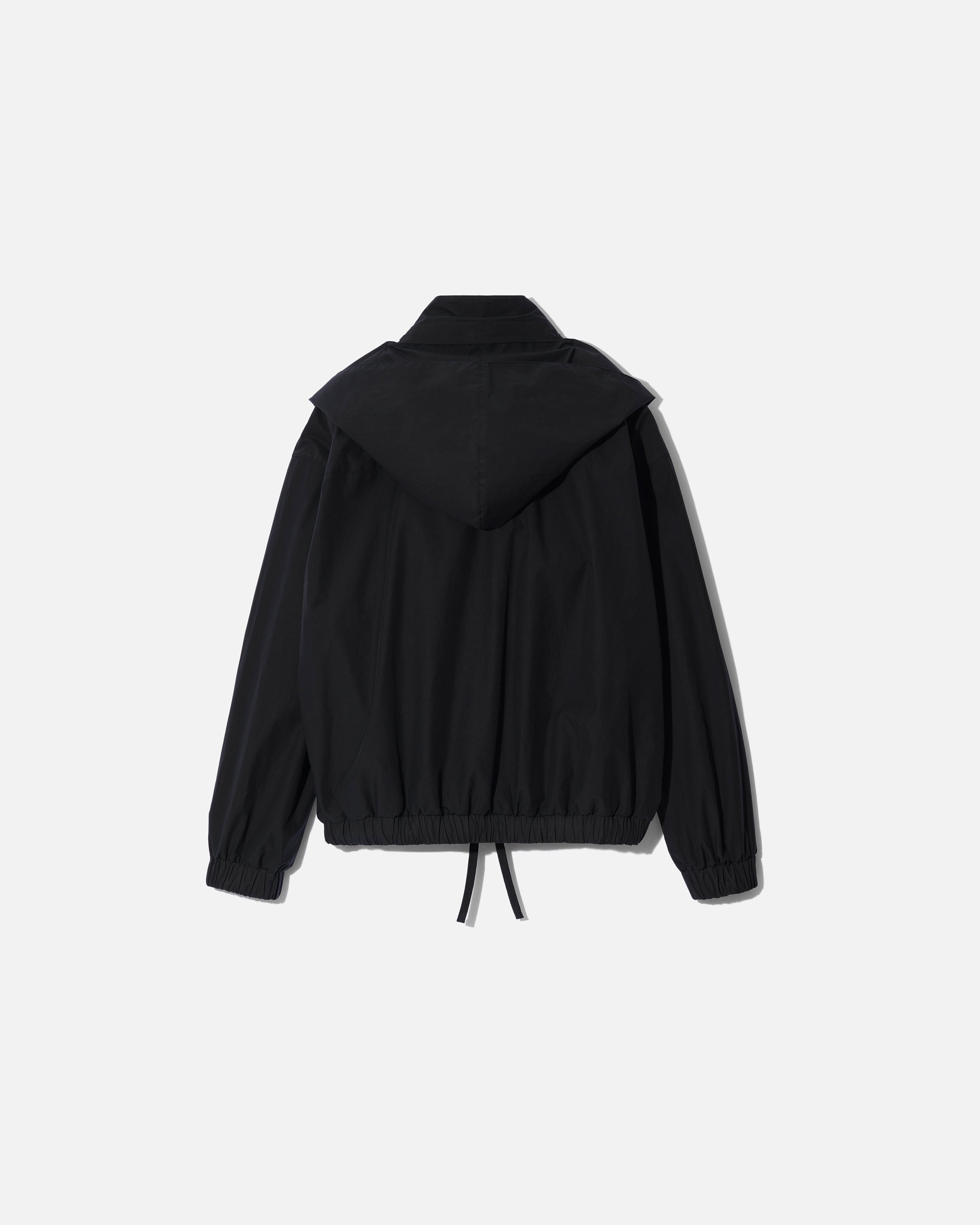Windbreaker cotton waxed black