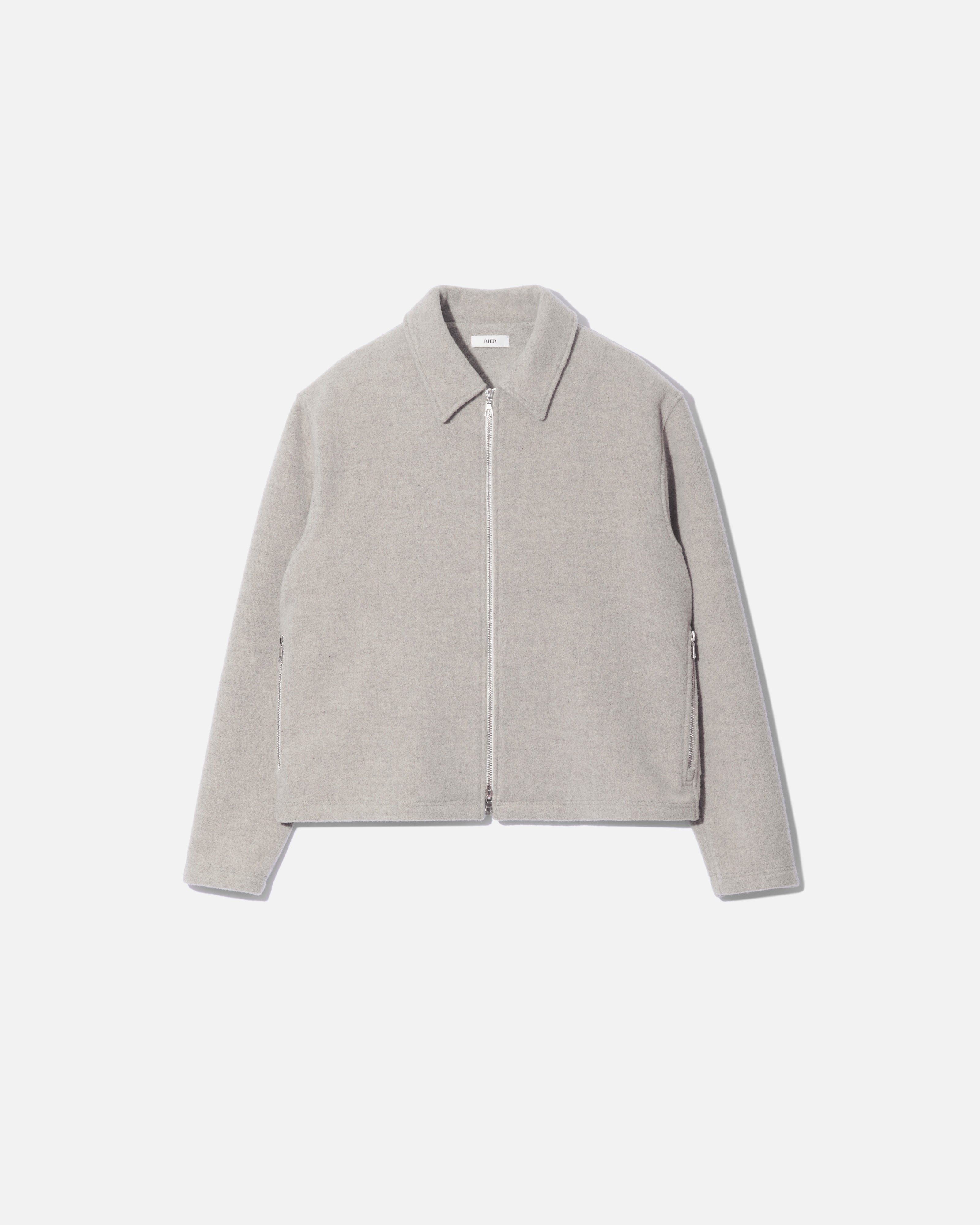 RIER — Fleece jacket stone | Made in Austria | Rier