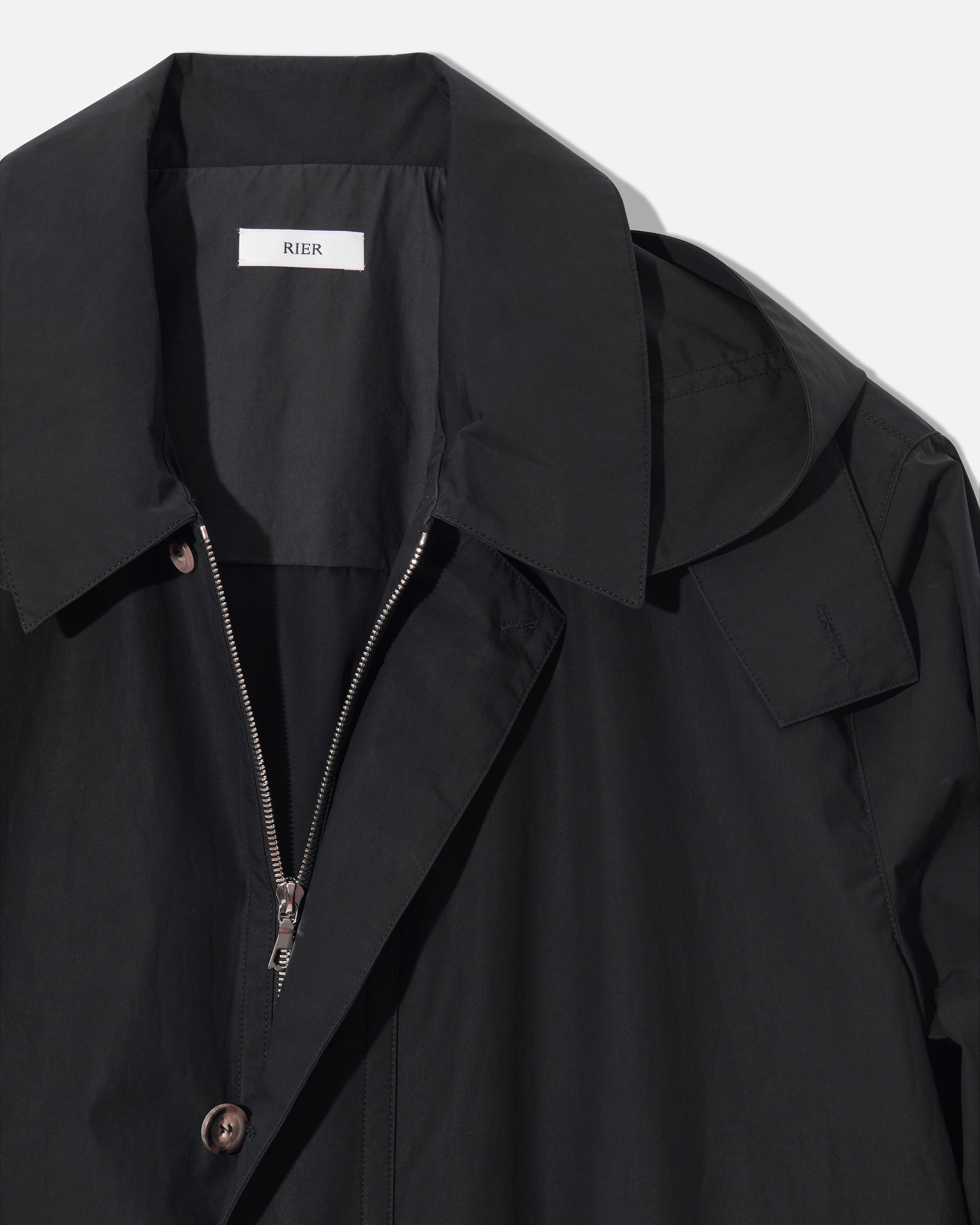 Parka cotton waxed black