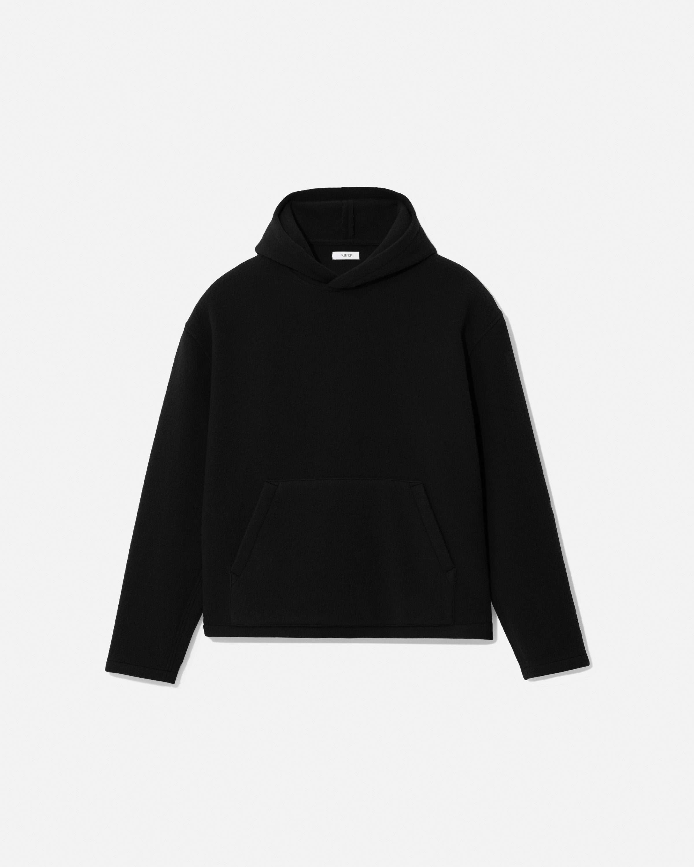 Fleece hoodie black