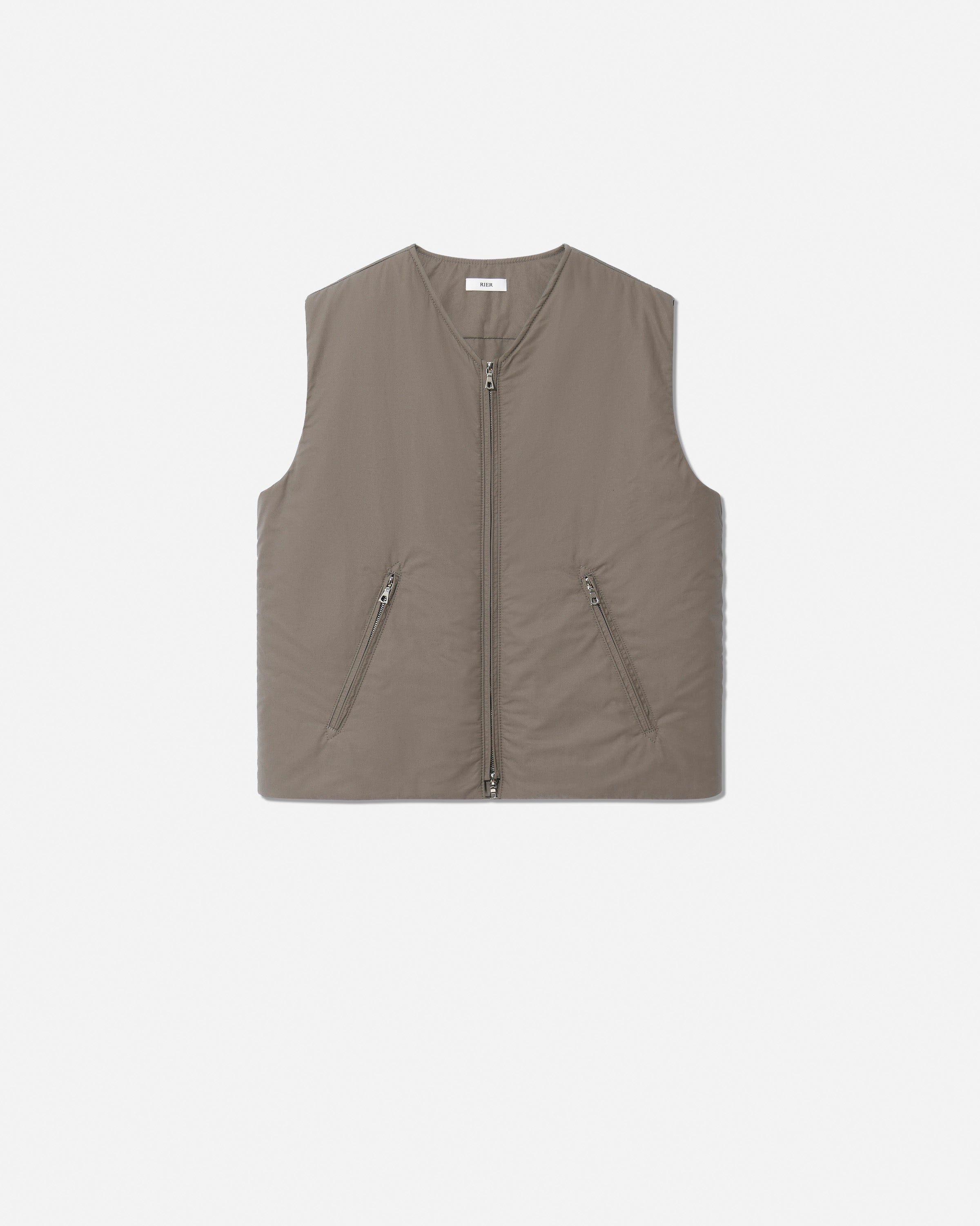 RIER, product: Gilet cotton padded argile (fig. 1)