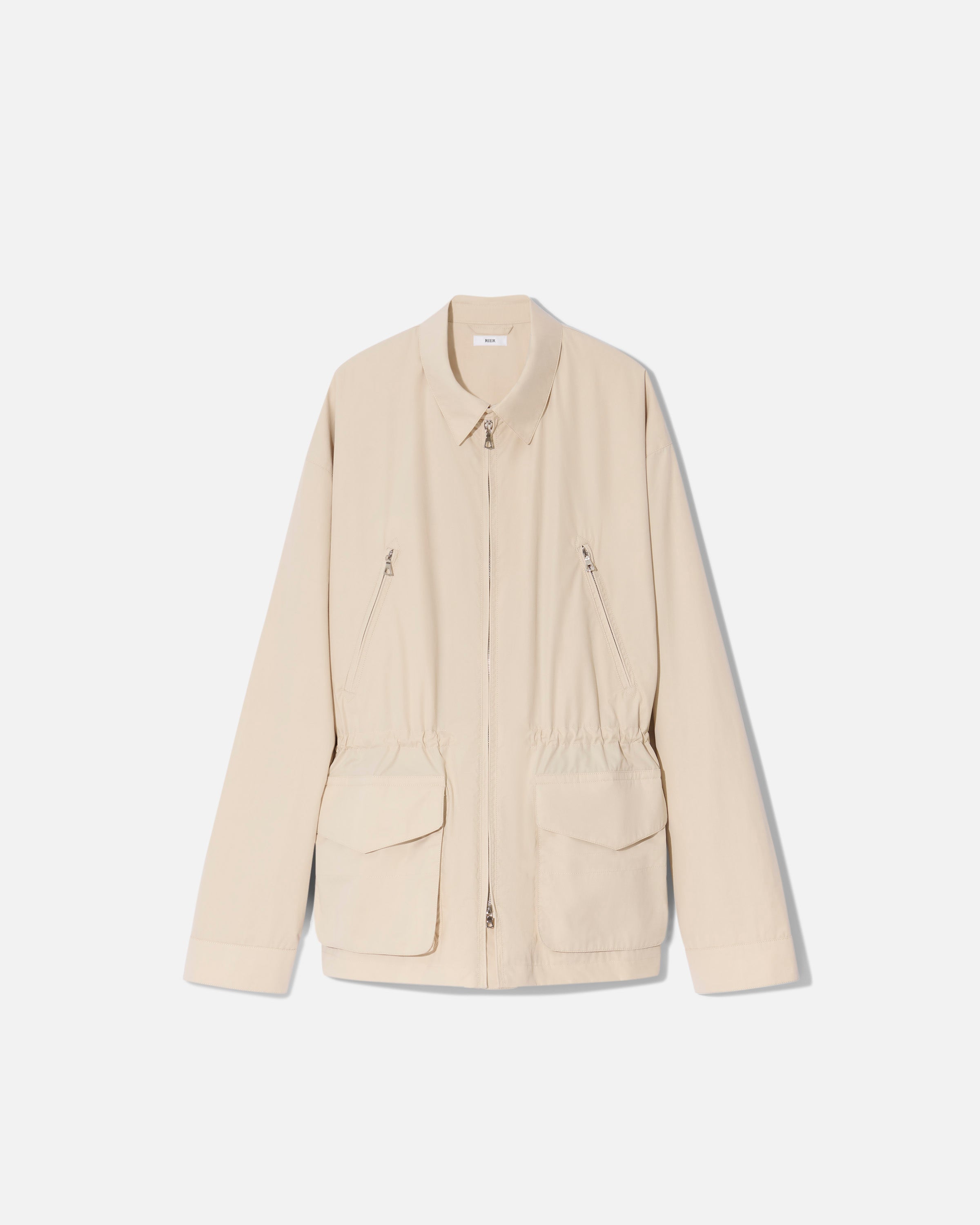 Field jacket double cotton ivory