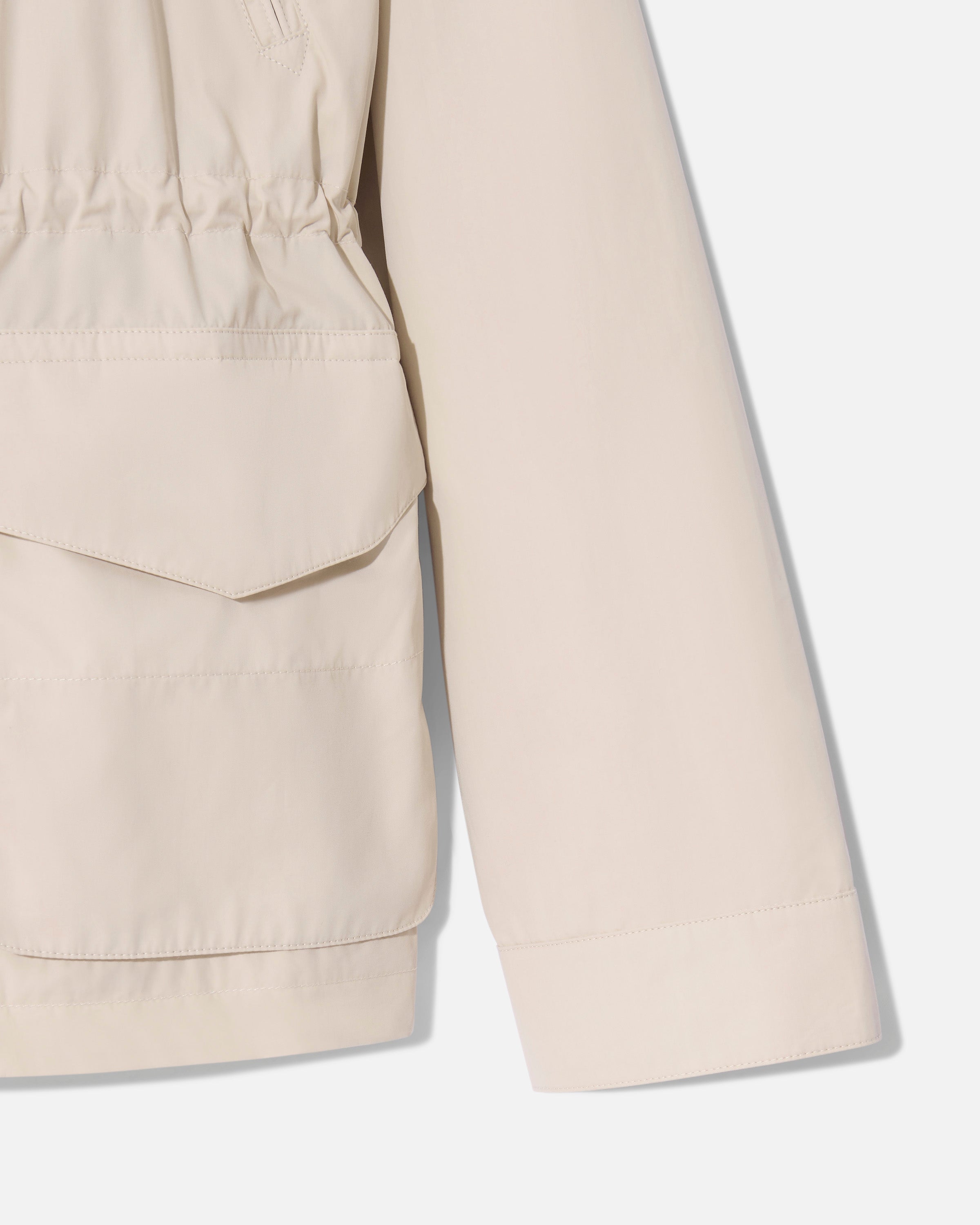 Field jacket double cotton ivory