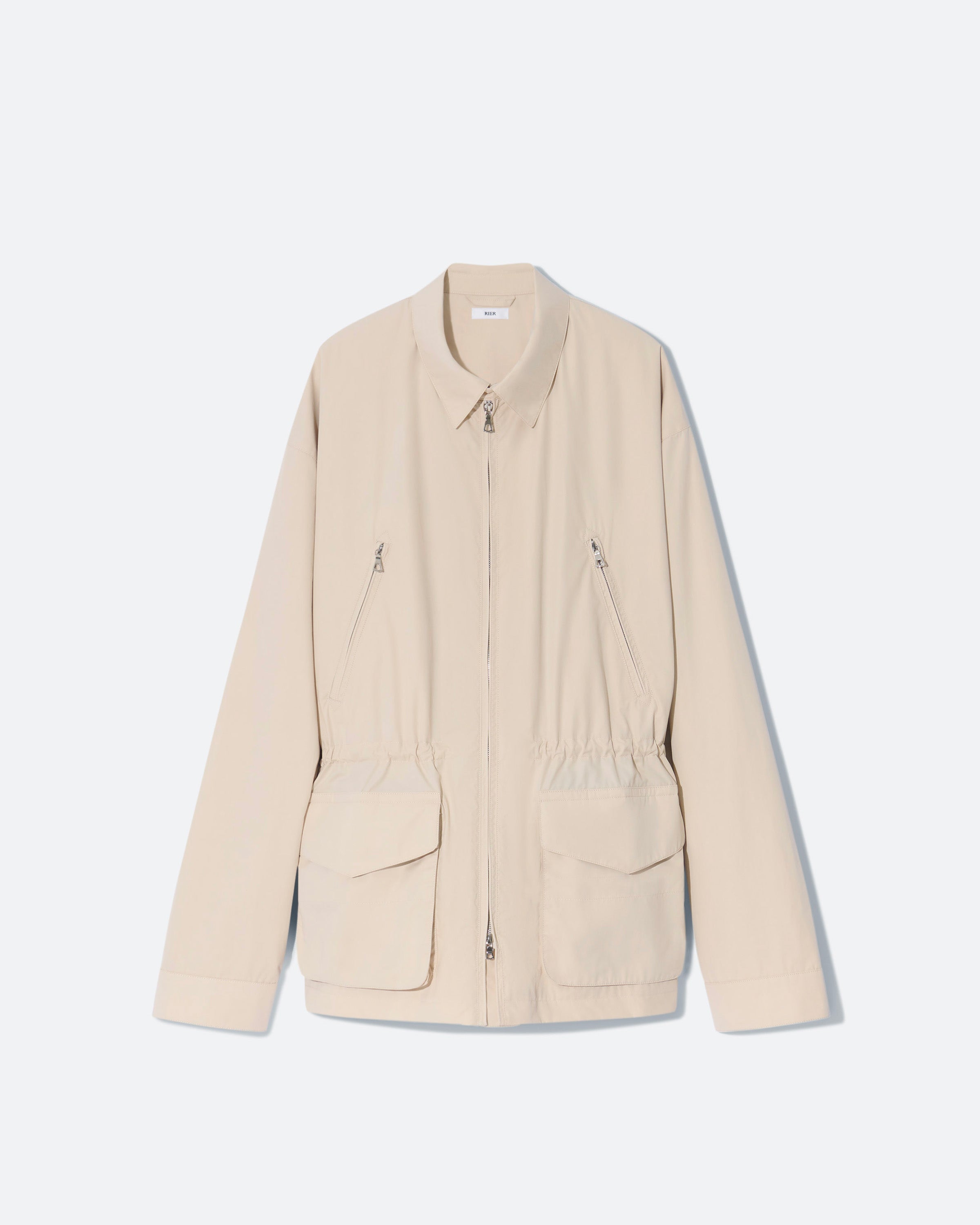 Field jacket double cotton ivory