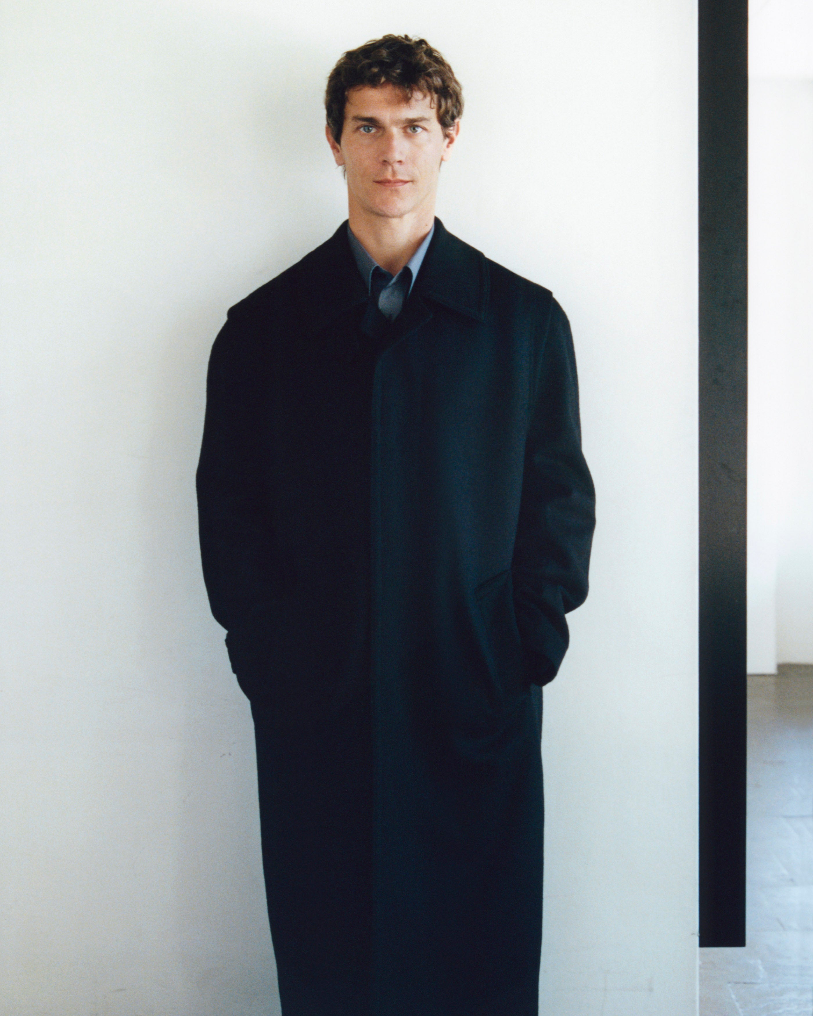 Loden coat classic black