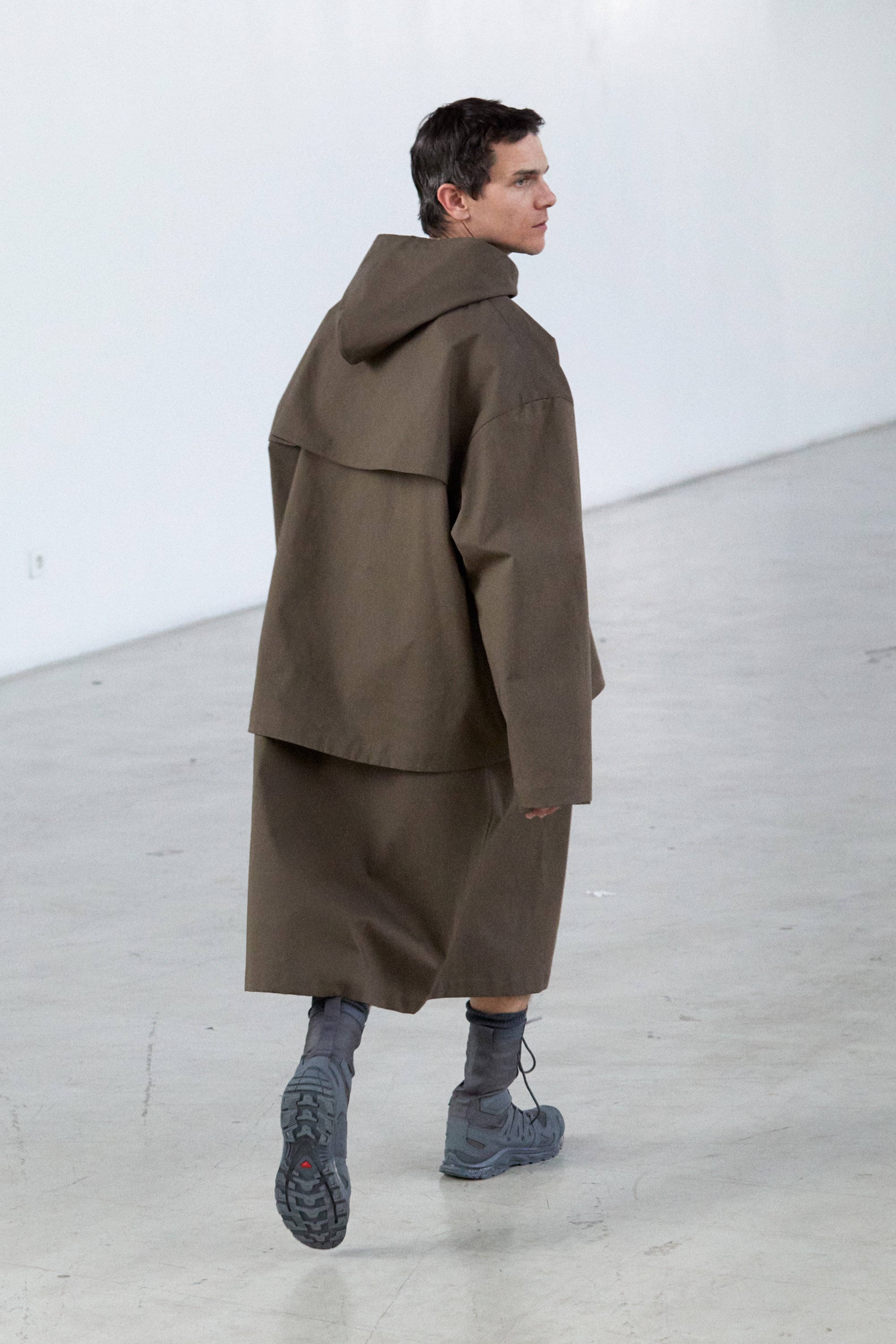 Raincoat bonded cotton castoro