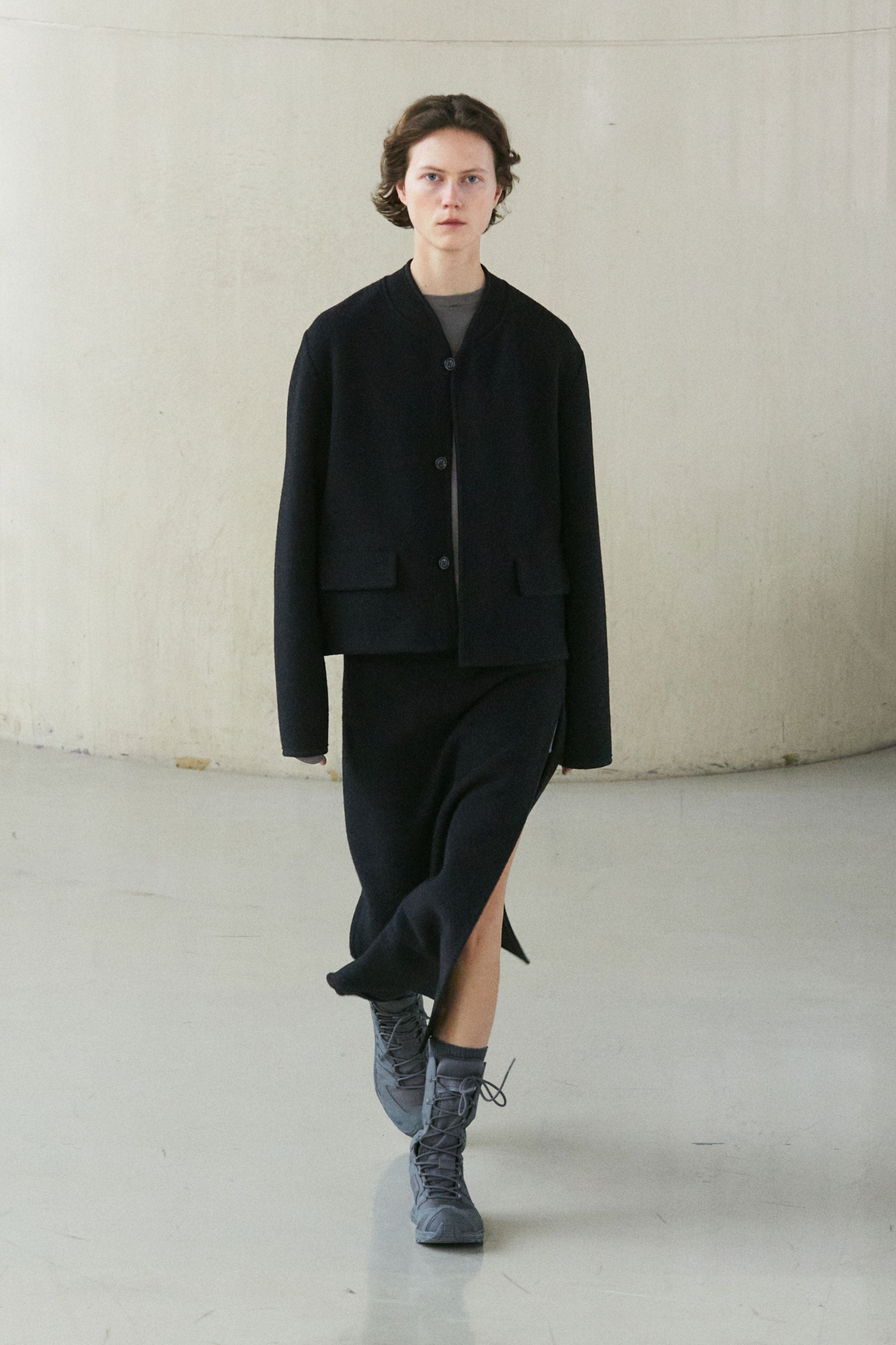 Walker jacket city crop black