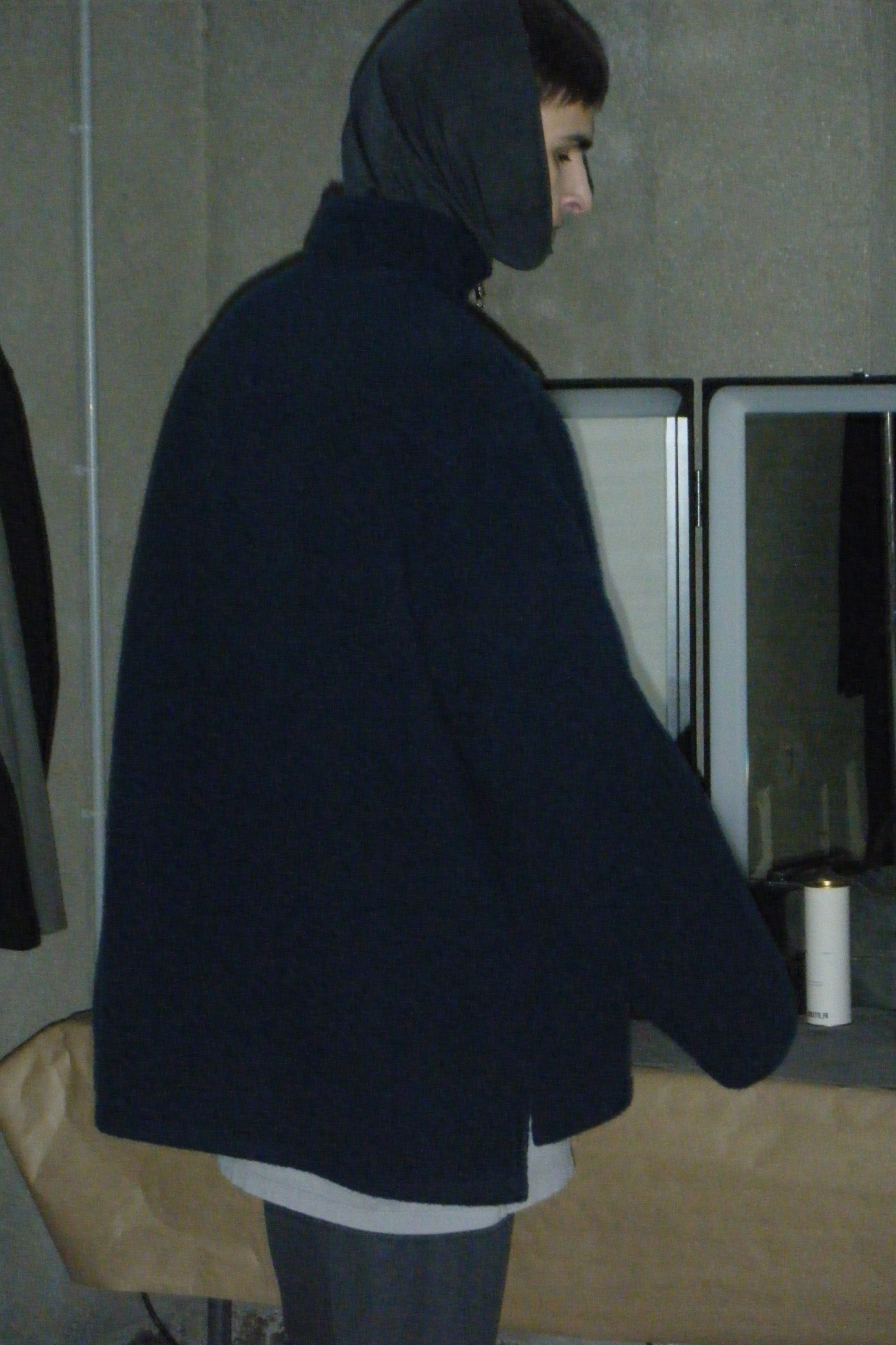 Cache-cou jersey wool plombe