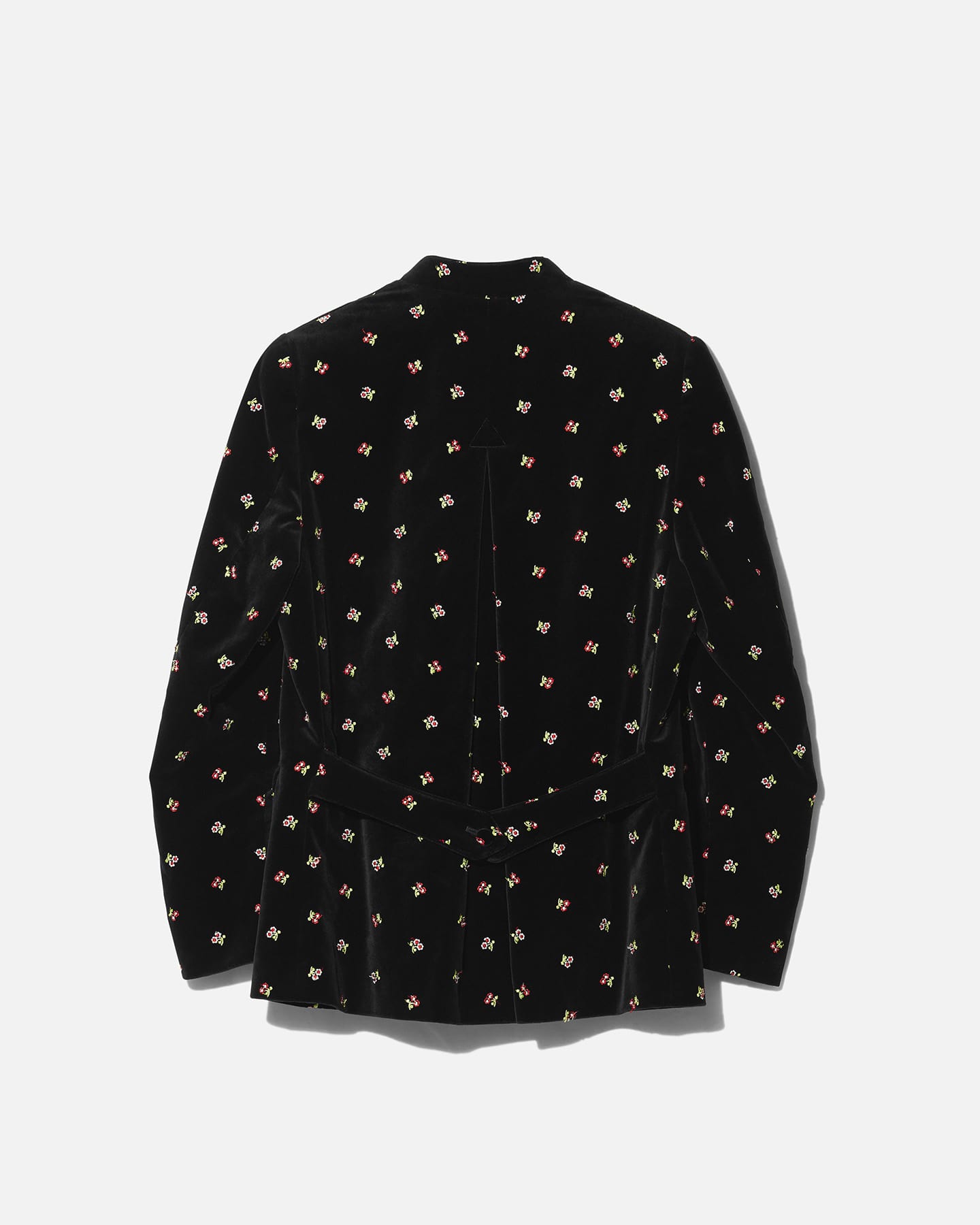 Sakko velvet flowers black